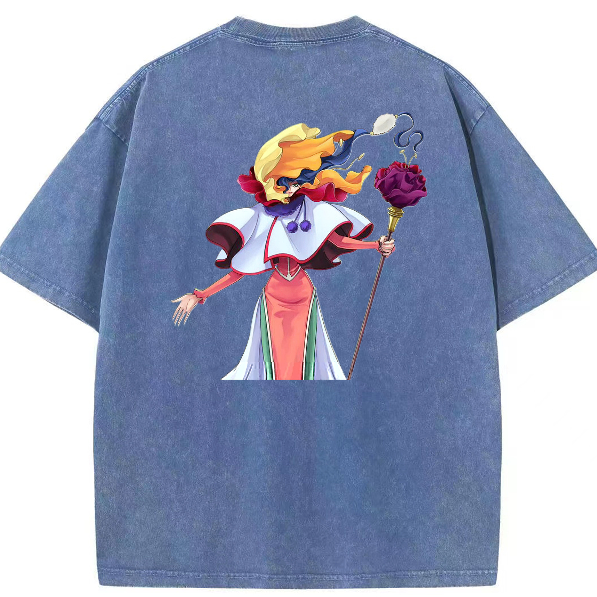 （画像用） 遊☆戯☆王 Yu-Gi-Oh! 綿100% ヴィンテージ風 半袖Tシャツ（背面プリント）