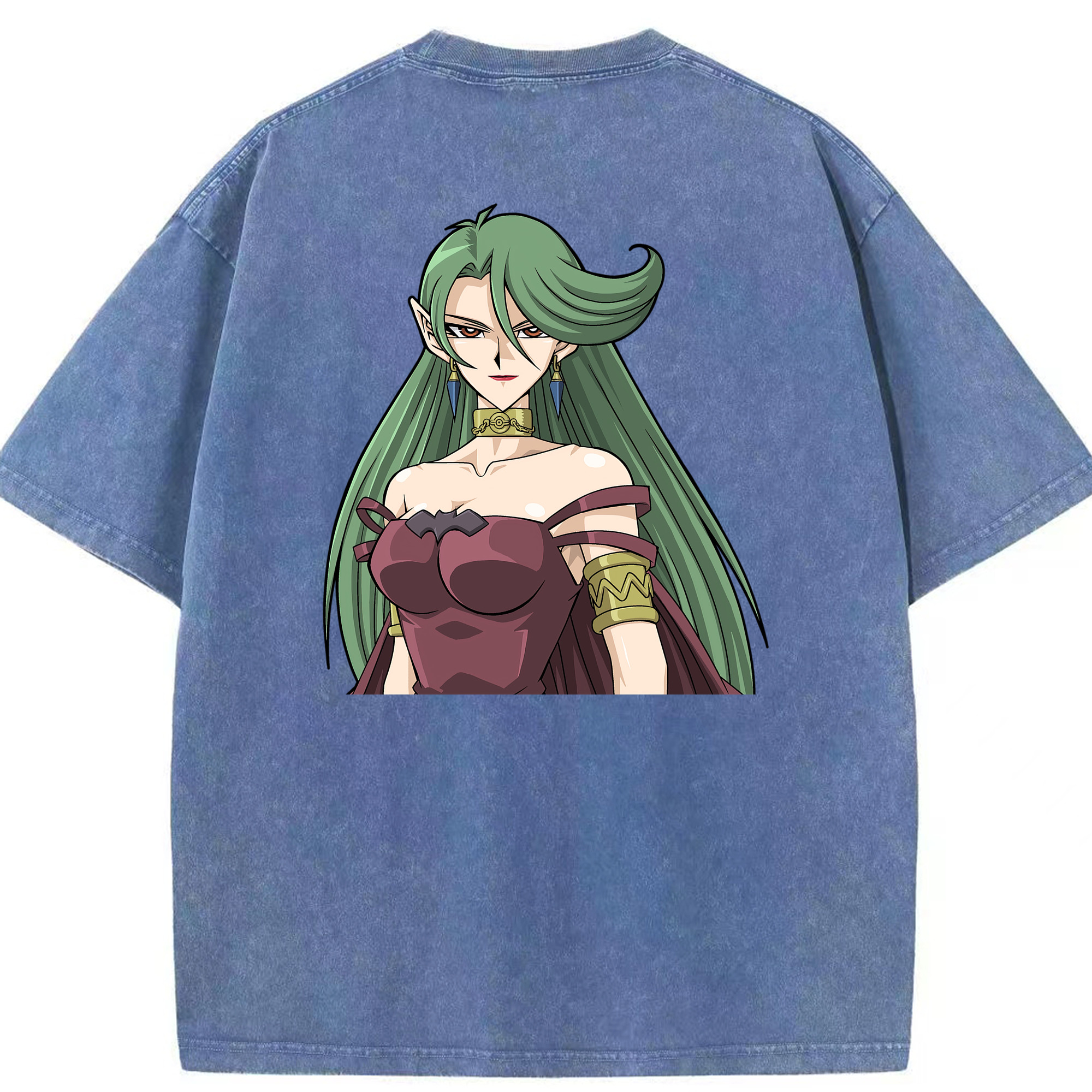（画像用） 遊☆戯☆王 Yu-Gi-Oh! 綿100% ヴィンテージ風 半袖Tシャツ（背面プリント）