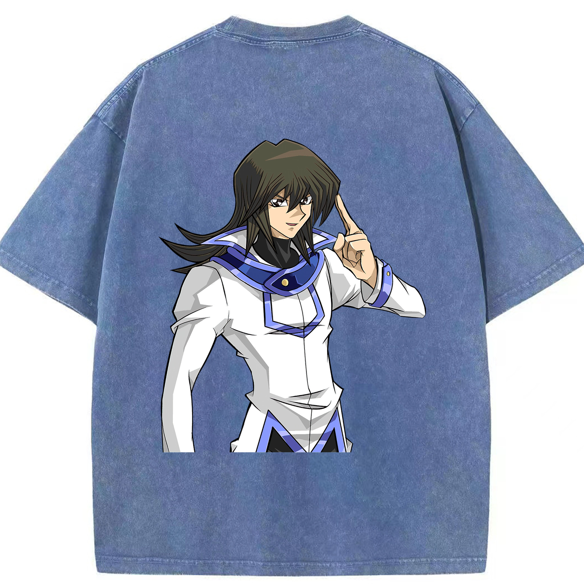 （画像用） 遊☆戯☆王 Yu-Gi-Oh! 綿100% ヴィンテージ風 半袖Tシャツ（背面プリント）