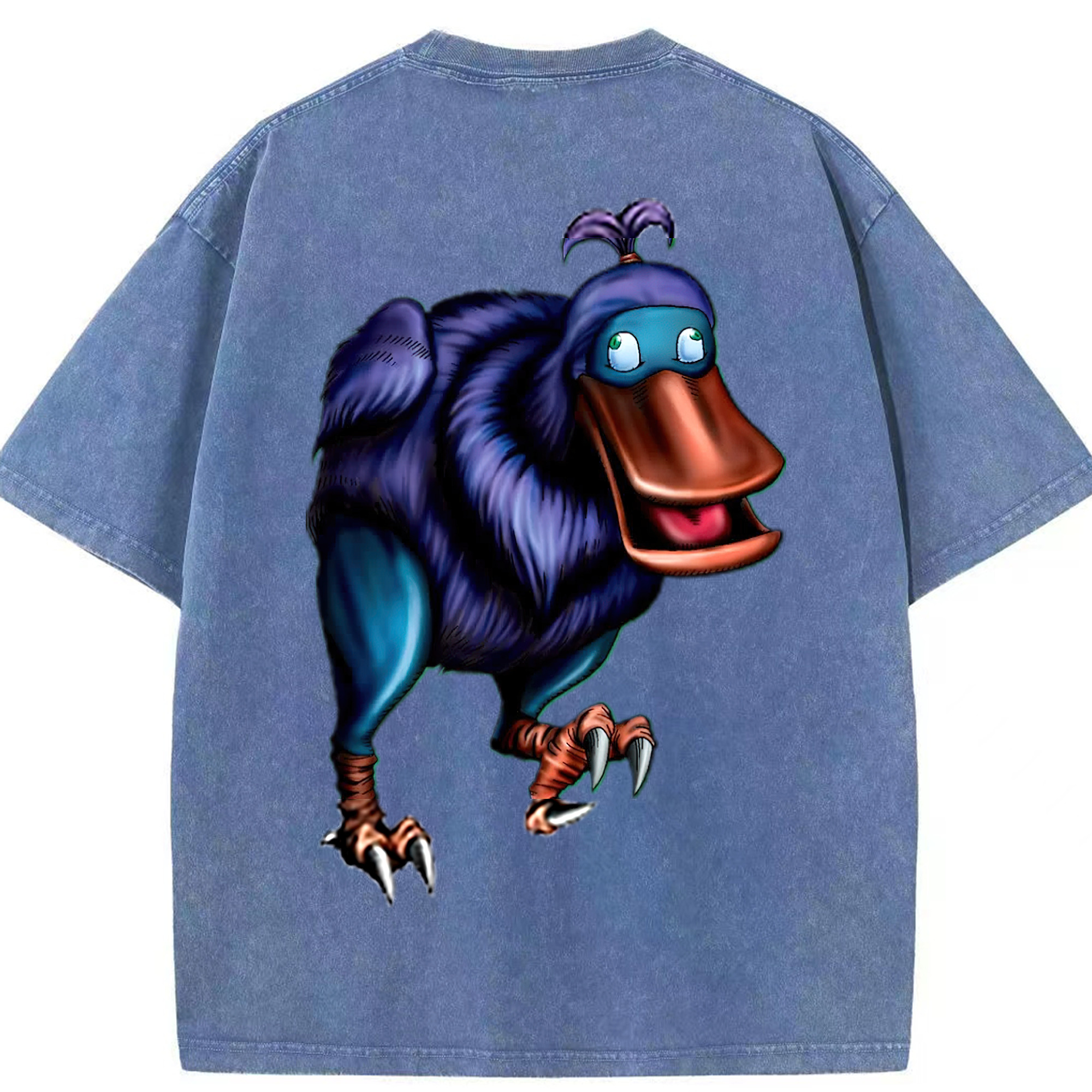 （画像用） 遊☆戯☆王 Yu-Gi-Oh! 綿100% ヴィンテージ風 半袖Tシャツ（背面プリント）
