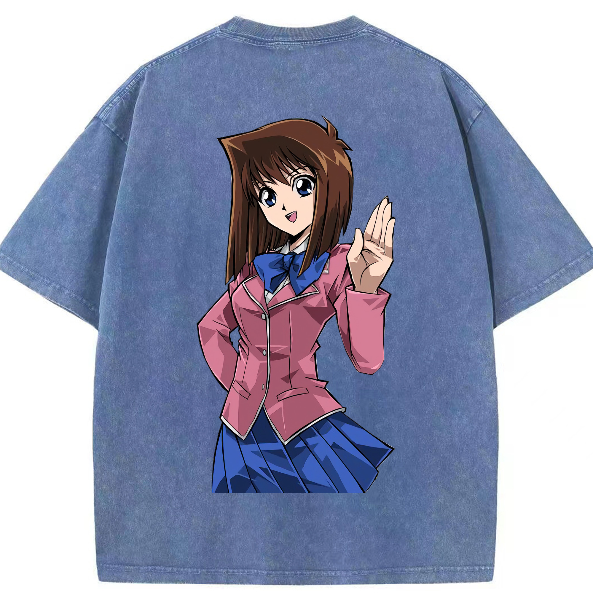 （画像用） 遊☆戯☆王 Yu-Gi-Oh! 綿100% ヴィンテージ風 半袖Tシャツ（背面プリント）