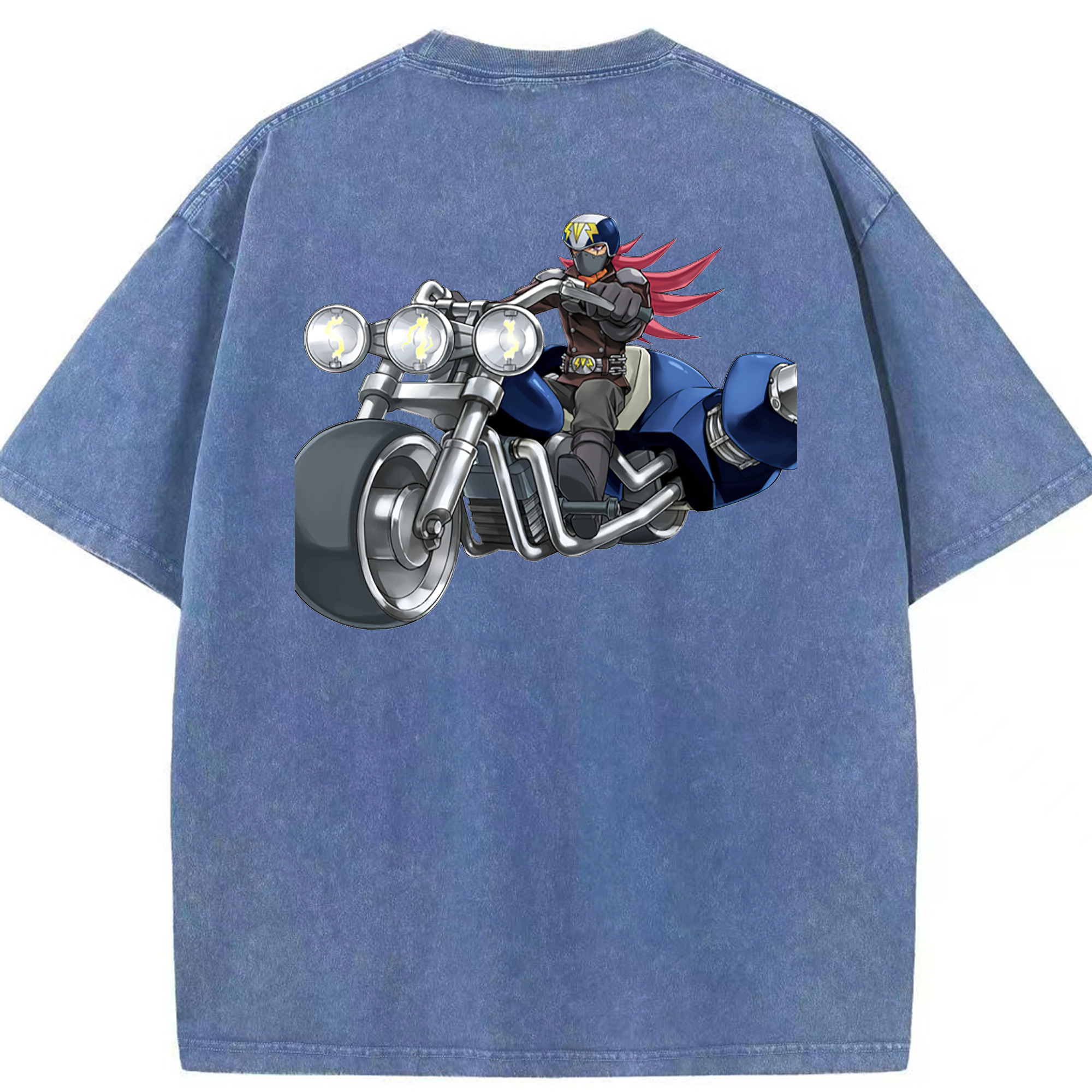 （画像用） 遊☆戯☆王 Yu-Gi-Oh! 綿100% ヴィンテージ風 半袖Tシャツ（背面プリント）