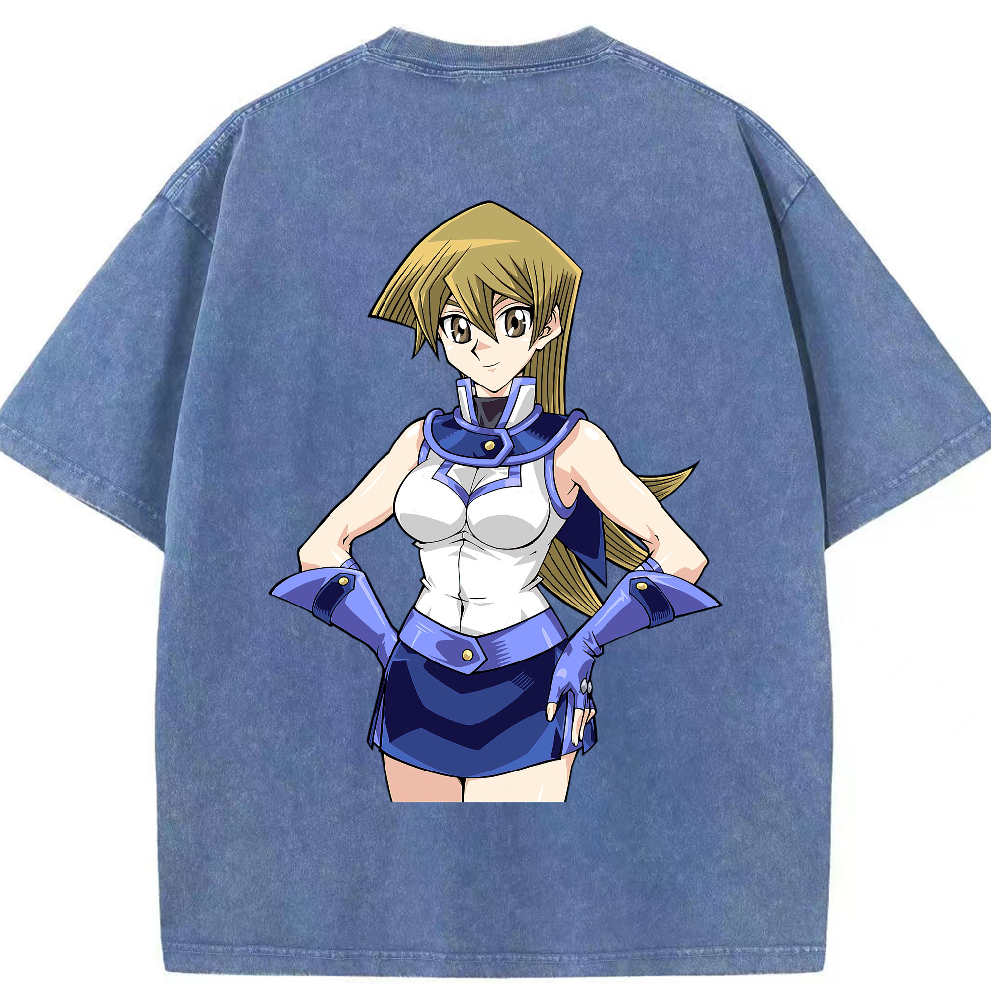 （画像用） 遊☆戯☆王 Yu-Gi-Oh! 綿100% ヴィンテージ風 半袖Tシャツ（背面プリント）