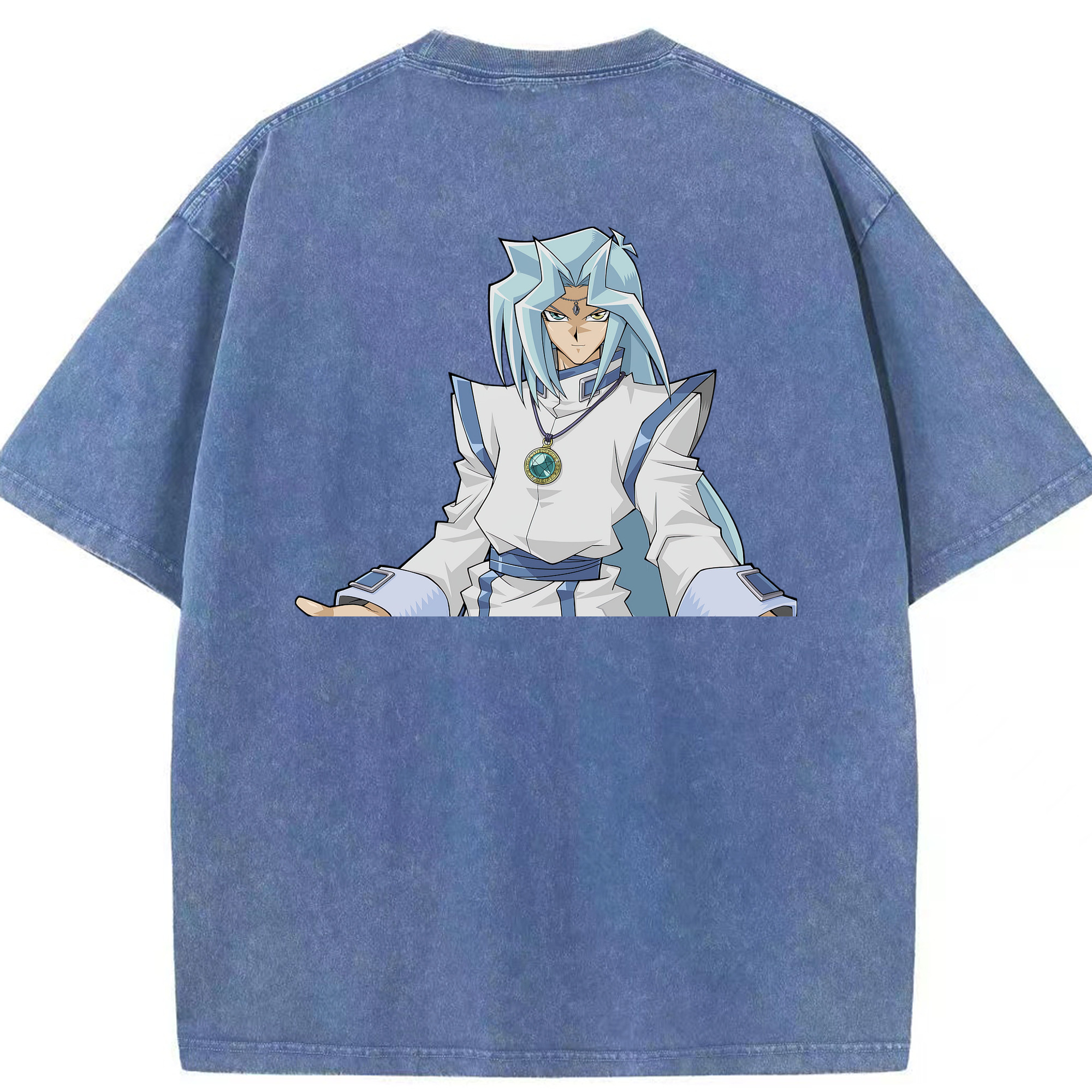 （画像用） 遊☆戯☆王 Yu-Gi-Oh! 綿100% ヴィンテージ風 半袖Tシャツ（背面プリント）