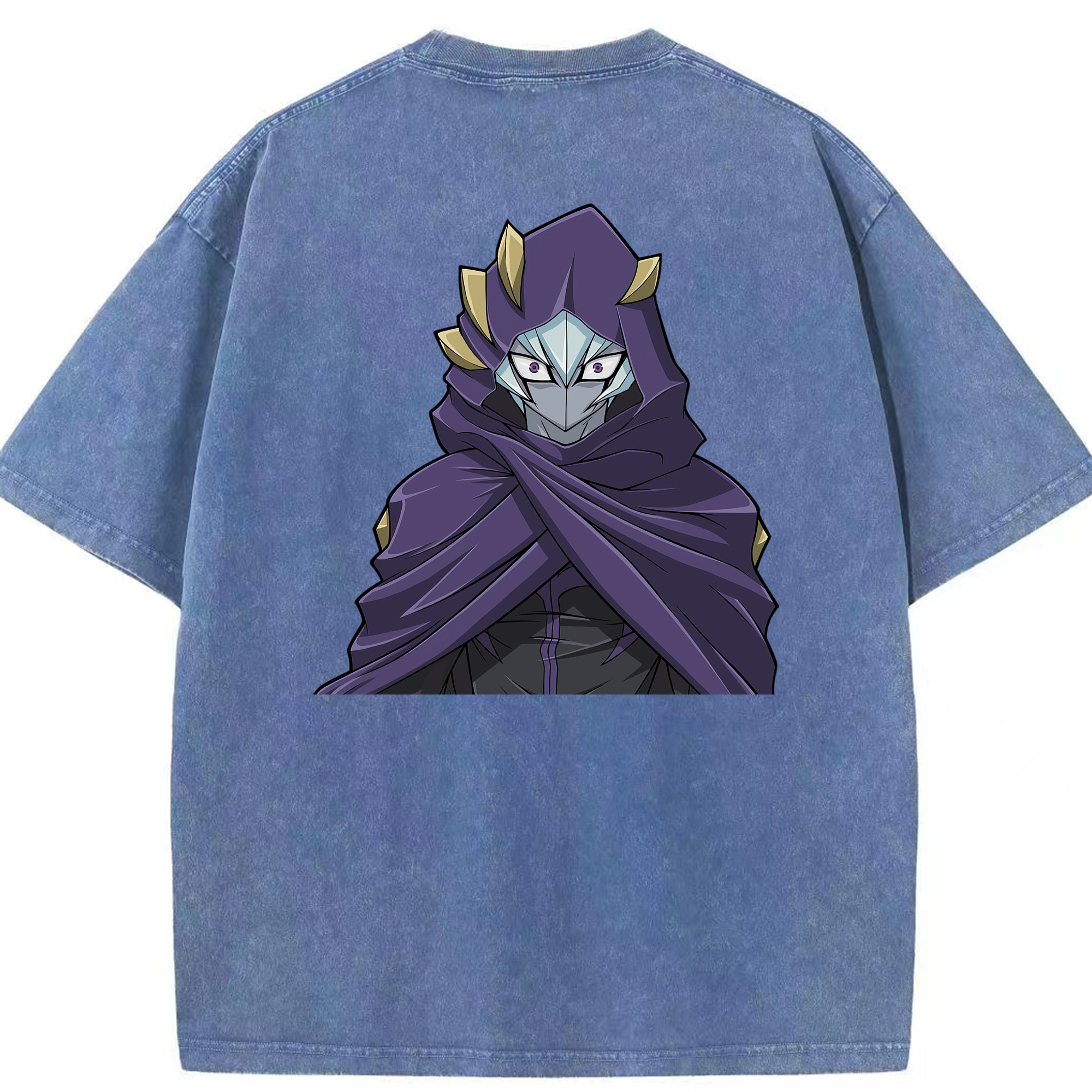 （画像用） 遊☆戯☆王 Yu-Gi-Oh! 綿100% ヴィンテージ風 半袖Tシャツ（背面プリント）