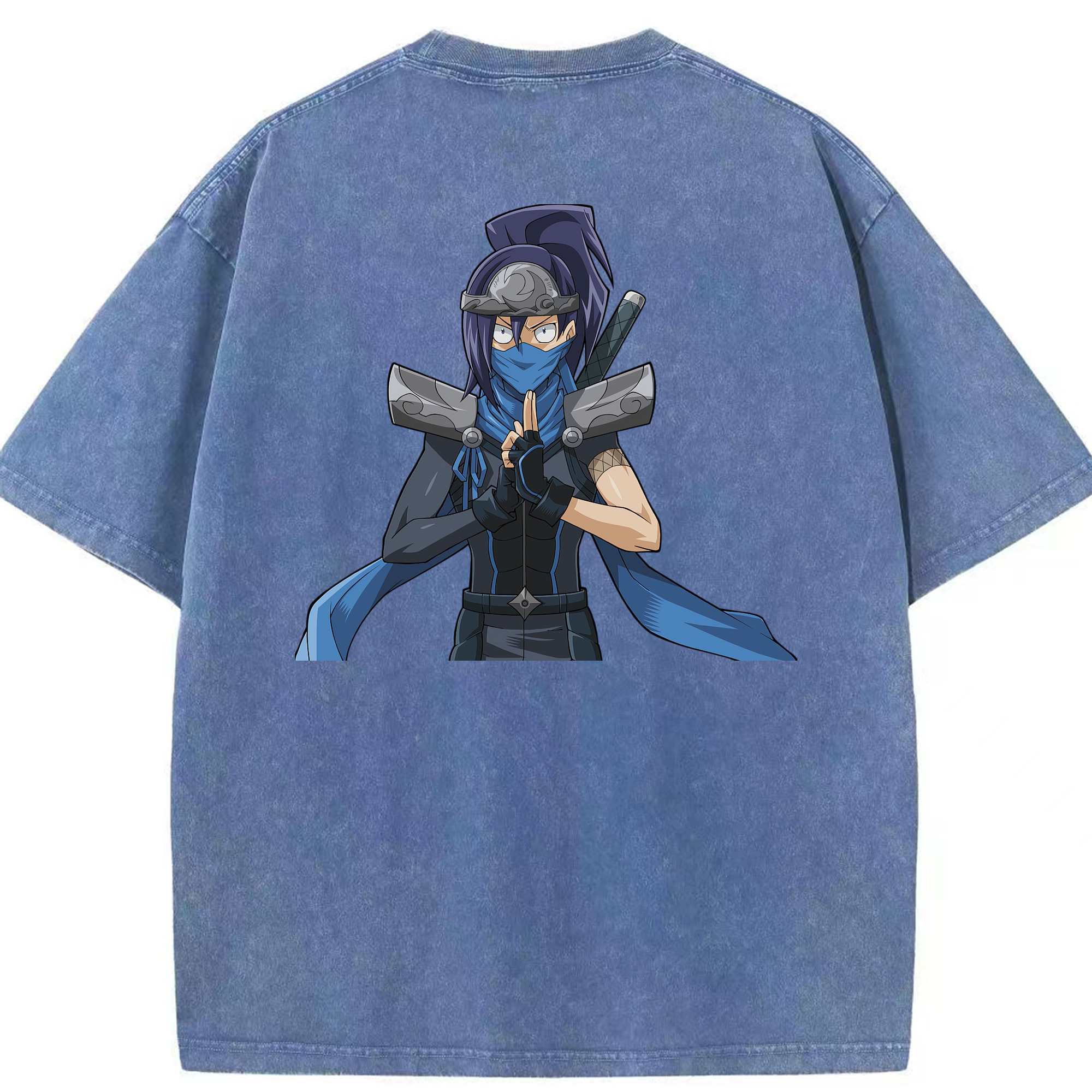 （画像用） 遊☆戯☆王 Yu-Gi-Oh! 綿100% ヴィンテージ風 半袖Tシャツ（背面プリント）