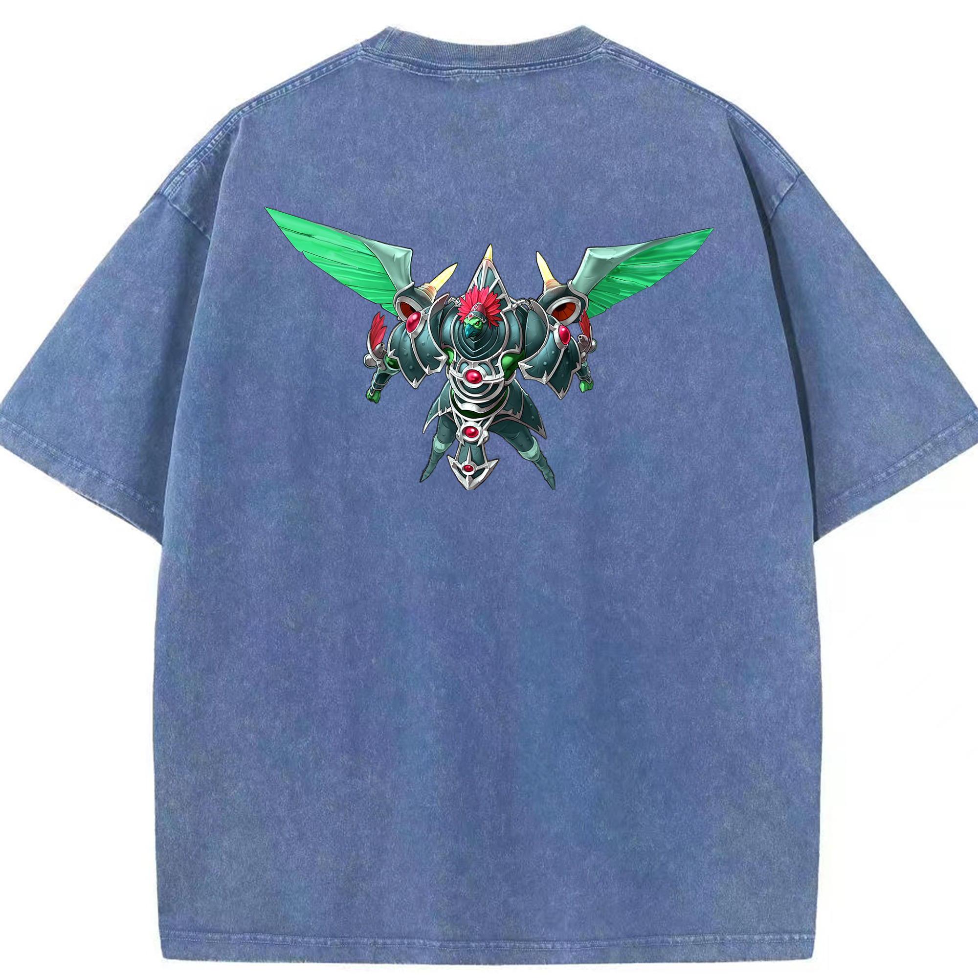（画像用） 遊☆戯☆王 Yu-Gi-Oh! 綿100% ヴィンテージ風 半袖Tシャツ（背面プリント）