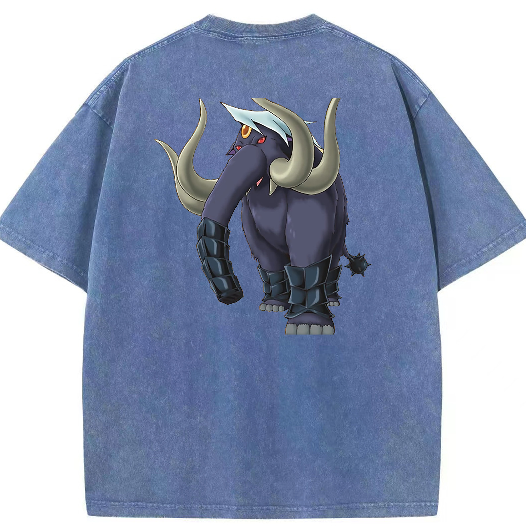 （画像用） 遊☆戯☆王 Yu-Gi-Oh! 綿100% ヴィンテージ風 半袖Tシャツ（背面プリント）