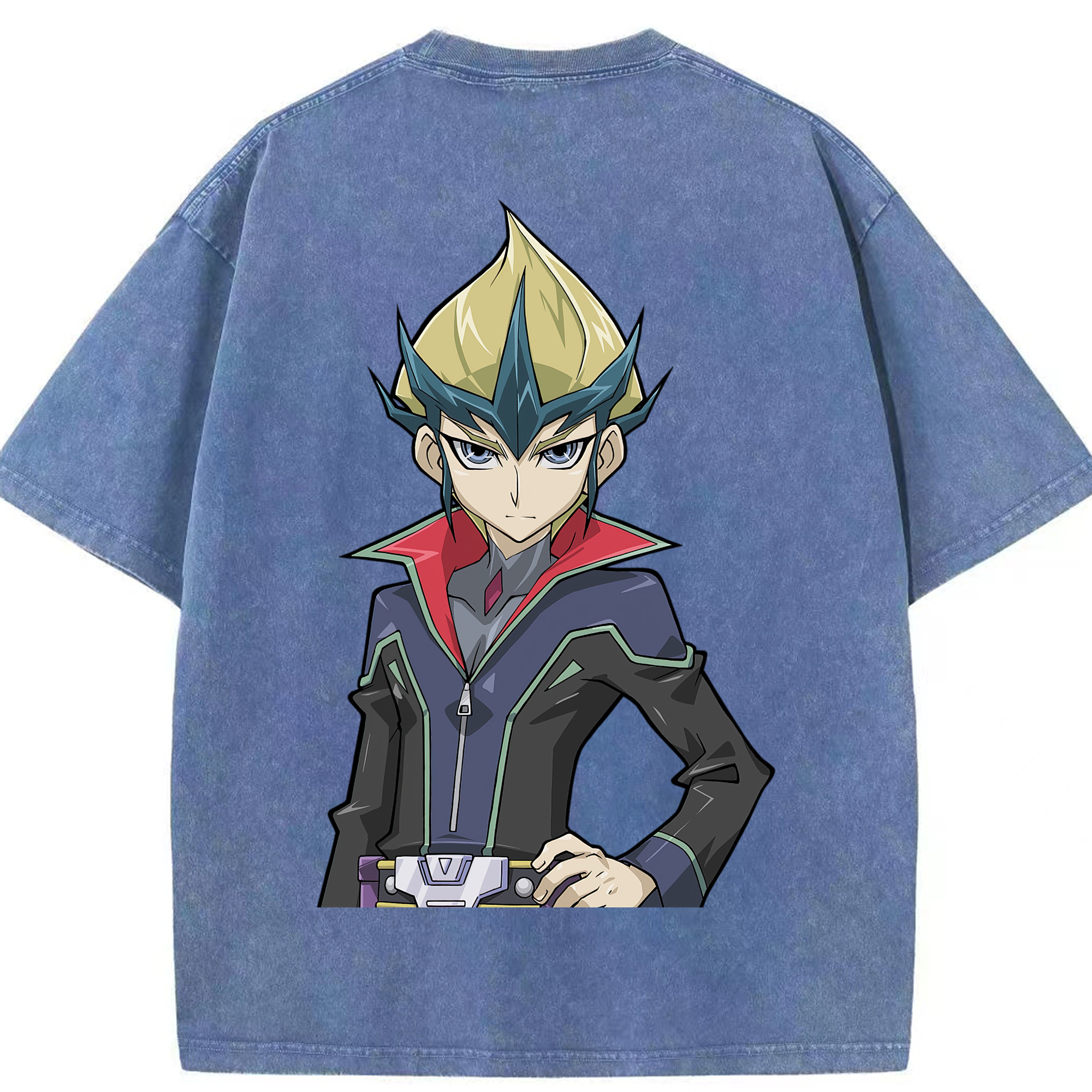 （画像用） 遊☆戯☆王 Yu-Gi-Oh! 綿100% ヴィンテージ風 半袖Tシャツ（背面プリント）