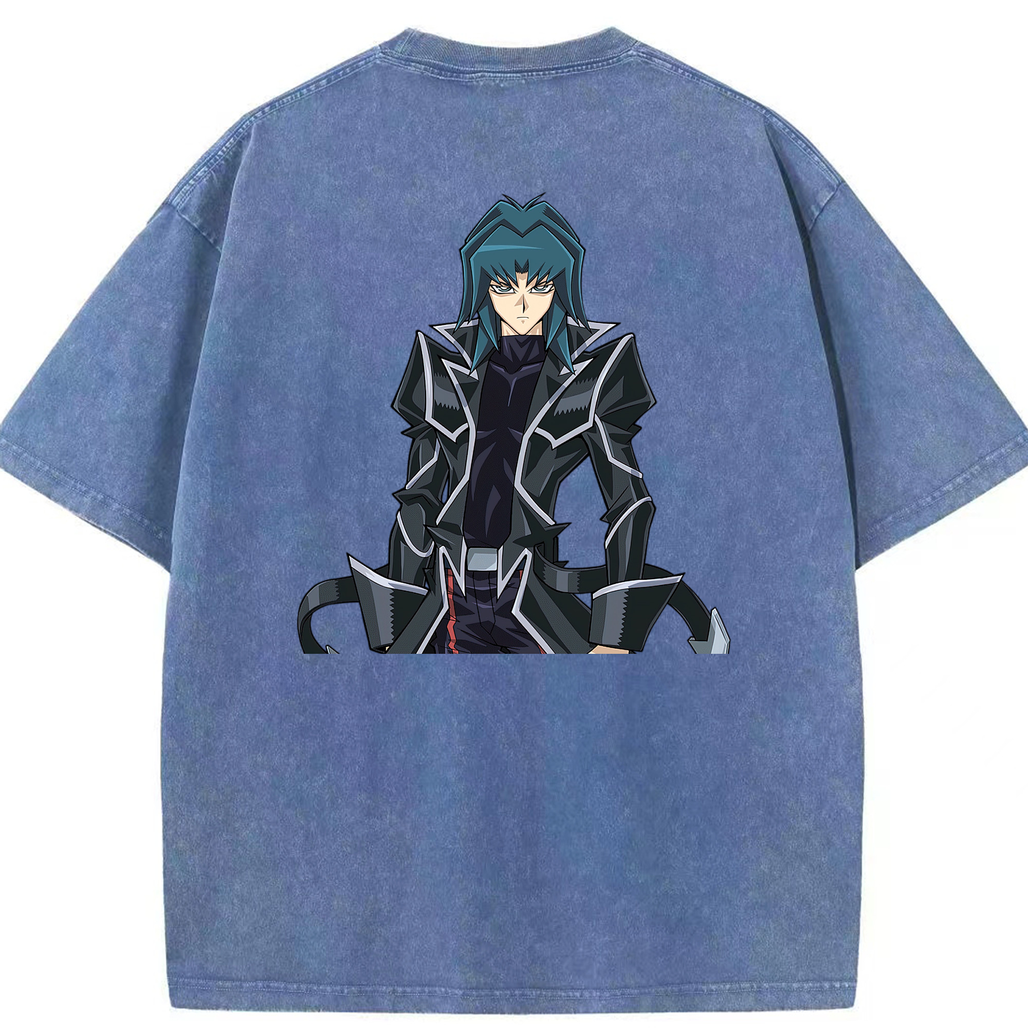 （画像用） 遊☆戯☆王 Yu-Gi-Oh! 綿100% ヴィンテージ風 半袖Tシャツ（背面プリント）