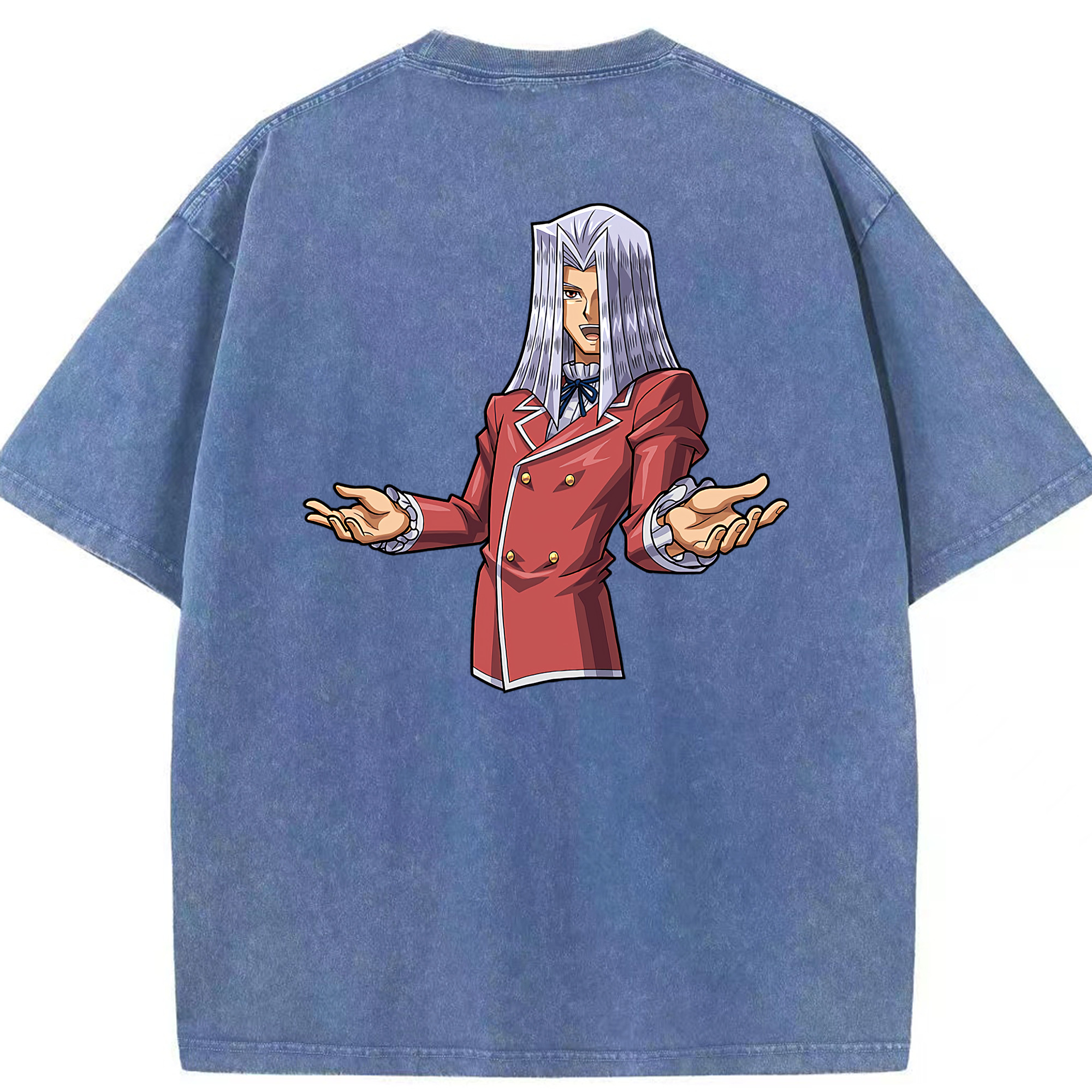 （画像用） 遊☆戯☆王 Yu-Gi-Oh! 綿100% ヴィンテージ風 半袖Tシャツ（背面プリント）