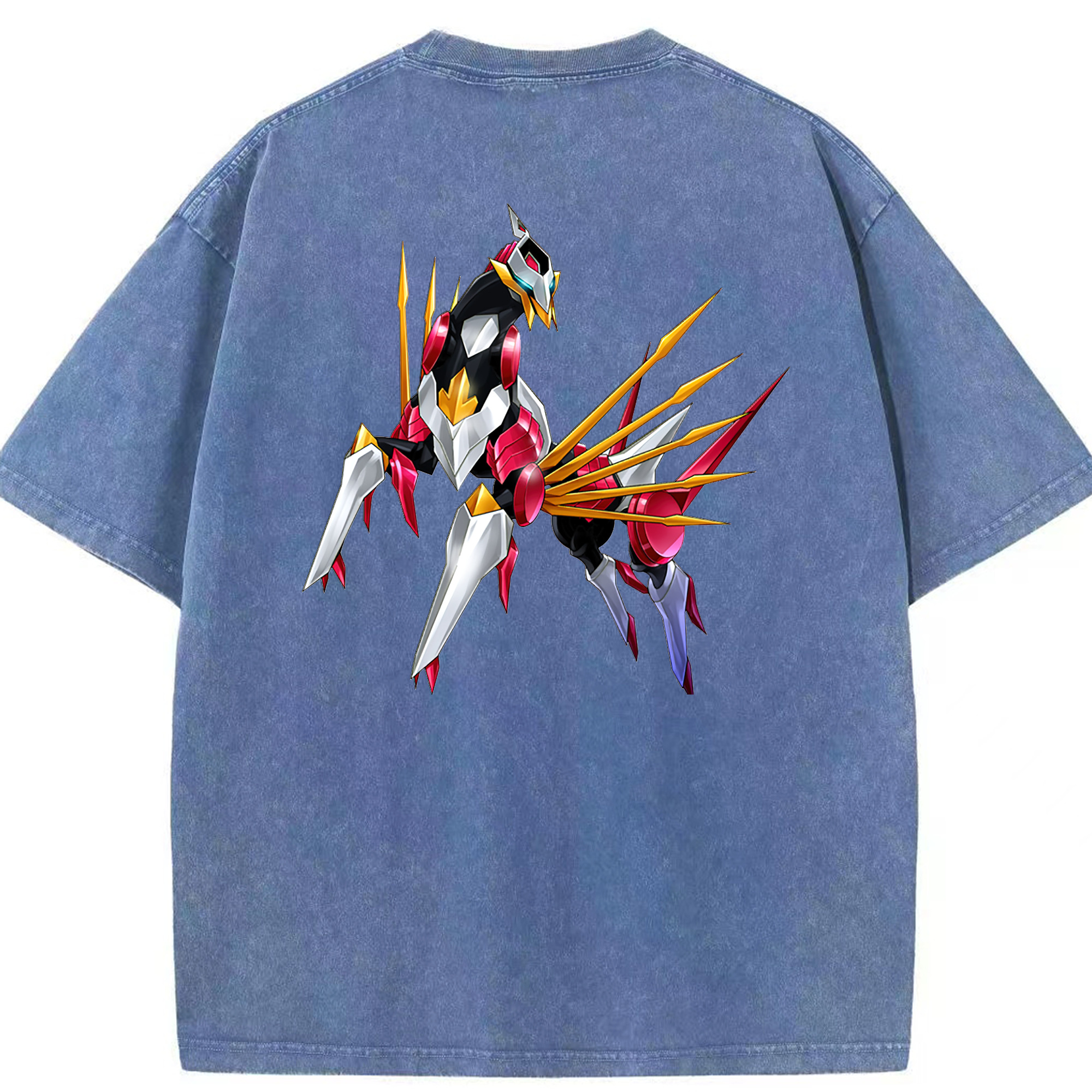 （画像用） 遊☆戯☆王 Yu-Gi-Oh! 綿100% ヴィンテージ風 半袖Tシャツ（背面プリント）