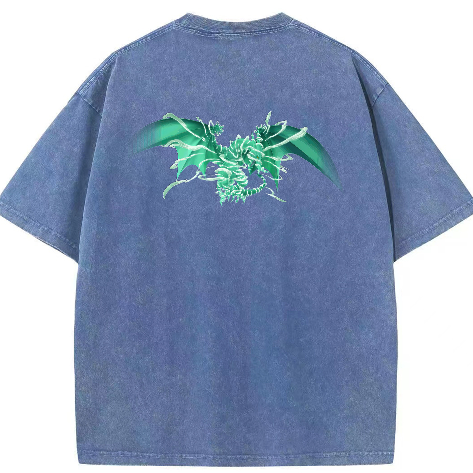 （画像用） 遊☆戯☆王 Yu-Gi-Oh! 綿100% ヴィンテージ風 半袖Tシャツ（背面プリント）