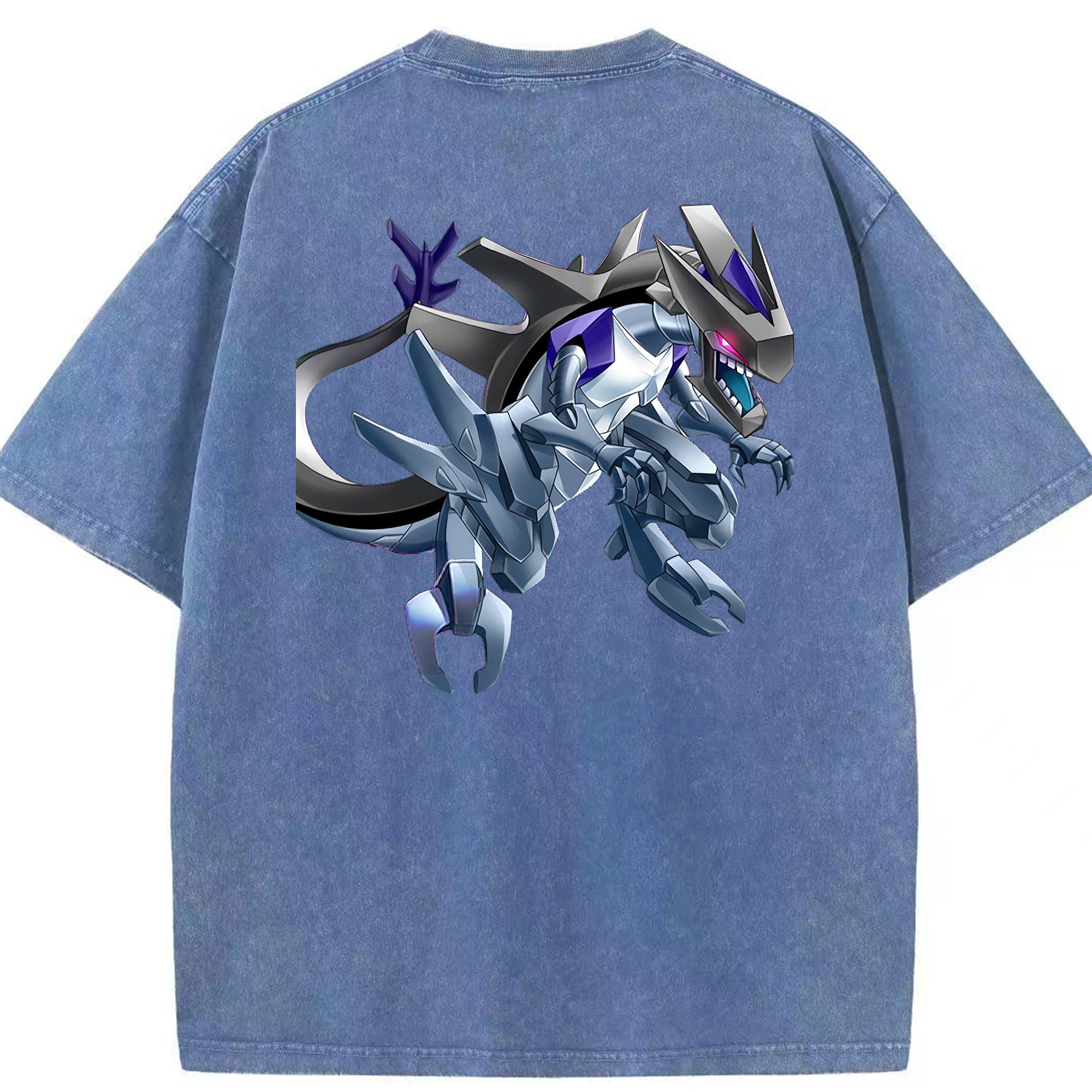 （画像用） 遊☆戯☆王 Yu-Gi-Oh! 綿100% ヴィンテージ風 半袖Tシャツ（背面プリント）