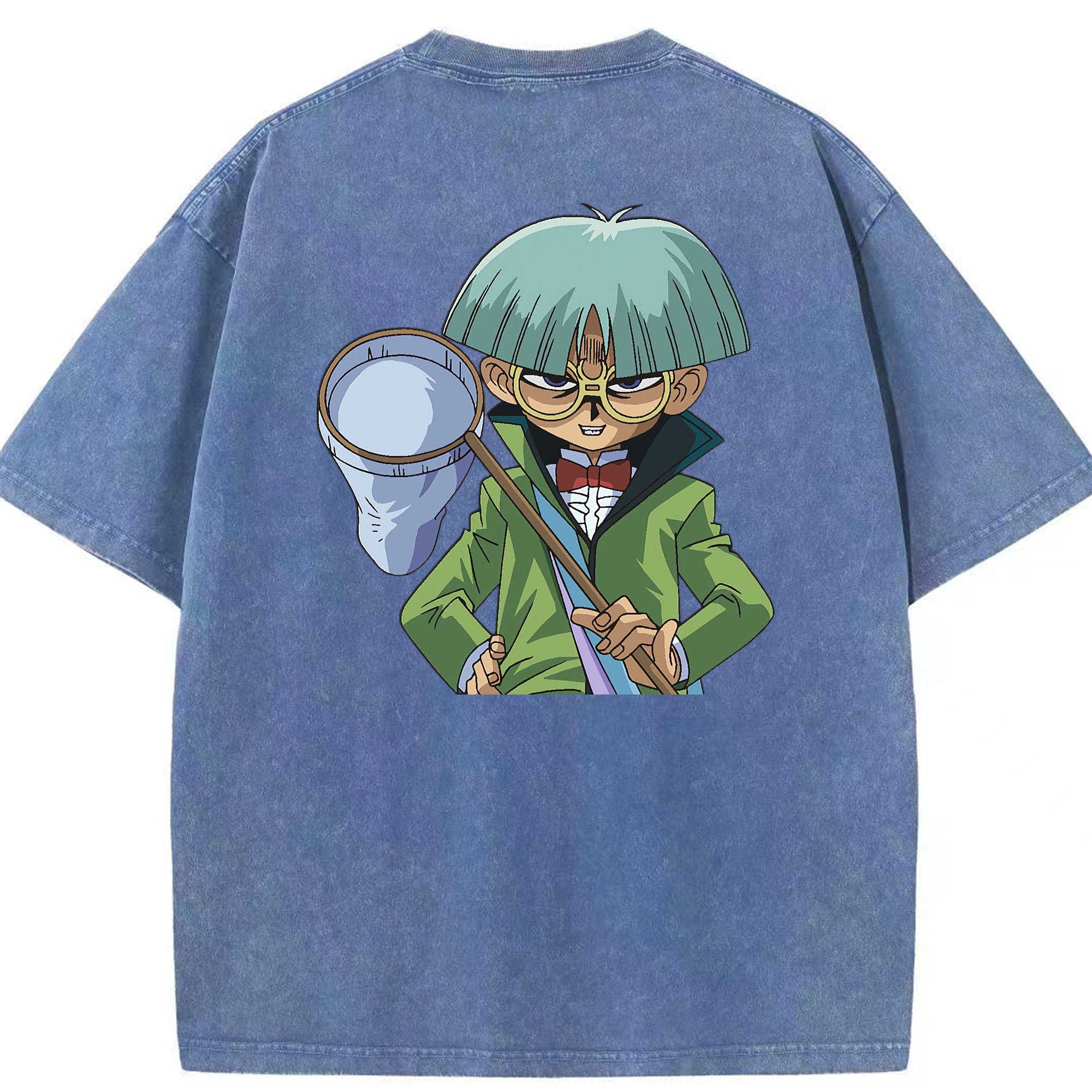 （画像用） 遊☆戯☆王 Yu-Gi-Oh! 綿100% ヴィンテージ風 半袖Tシャツ（背面プリント）