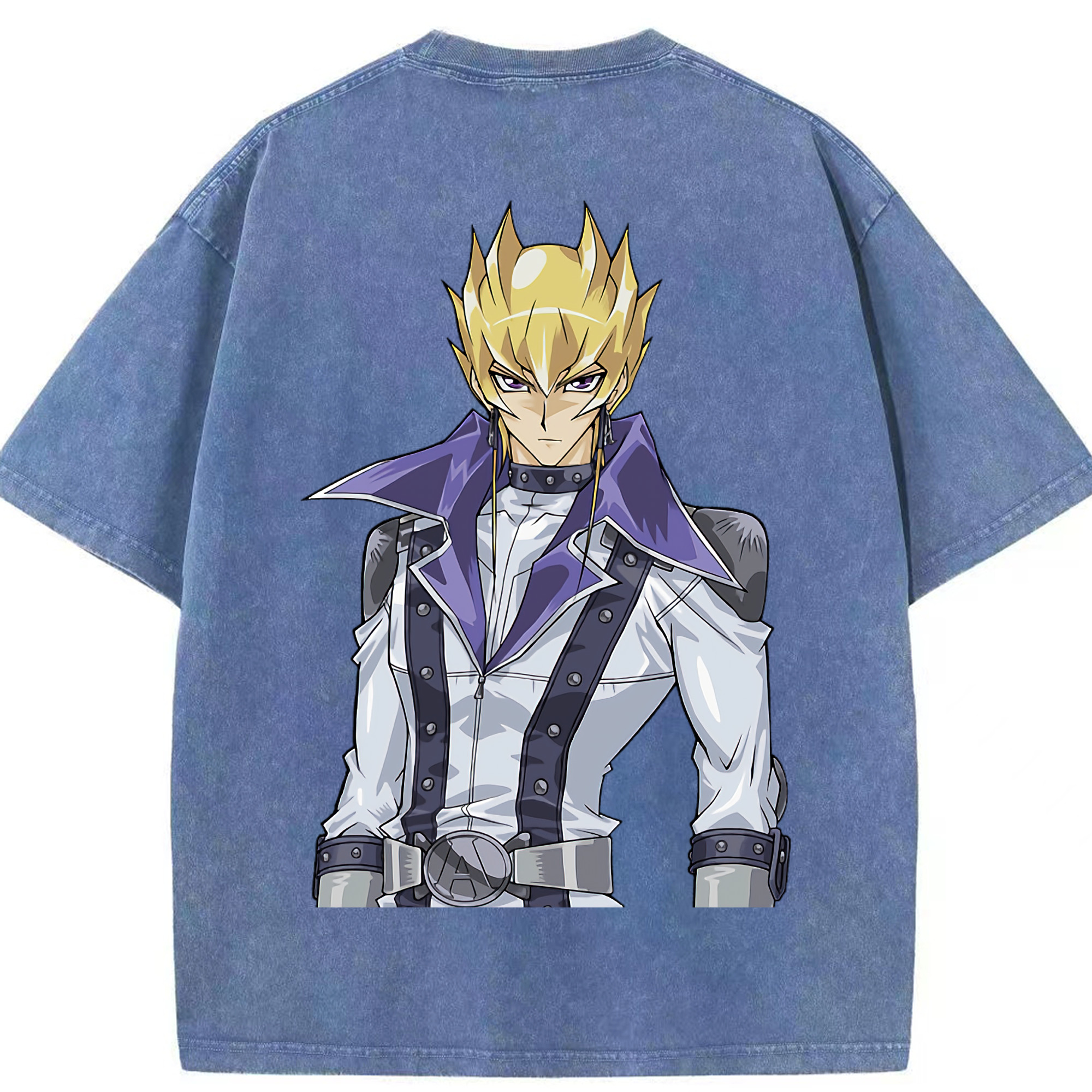 （画像用） 遊☆戯☆王 Yu-Gi-Oh! 綿100% ヴィンテージ風 半袖Tシャツ（背面プリント）