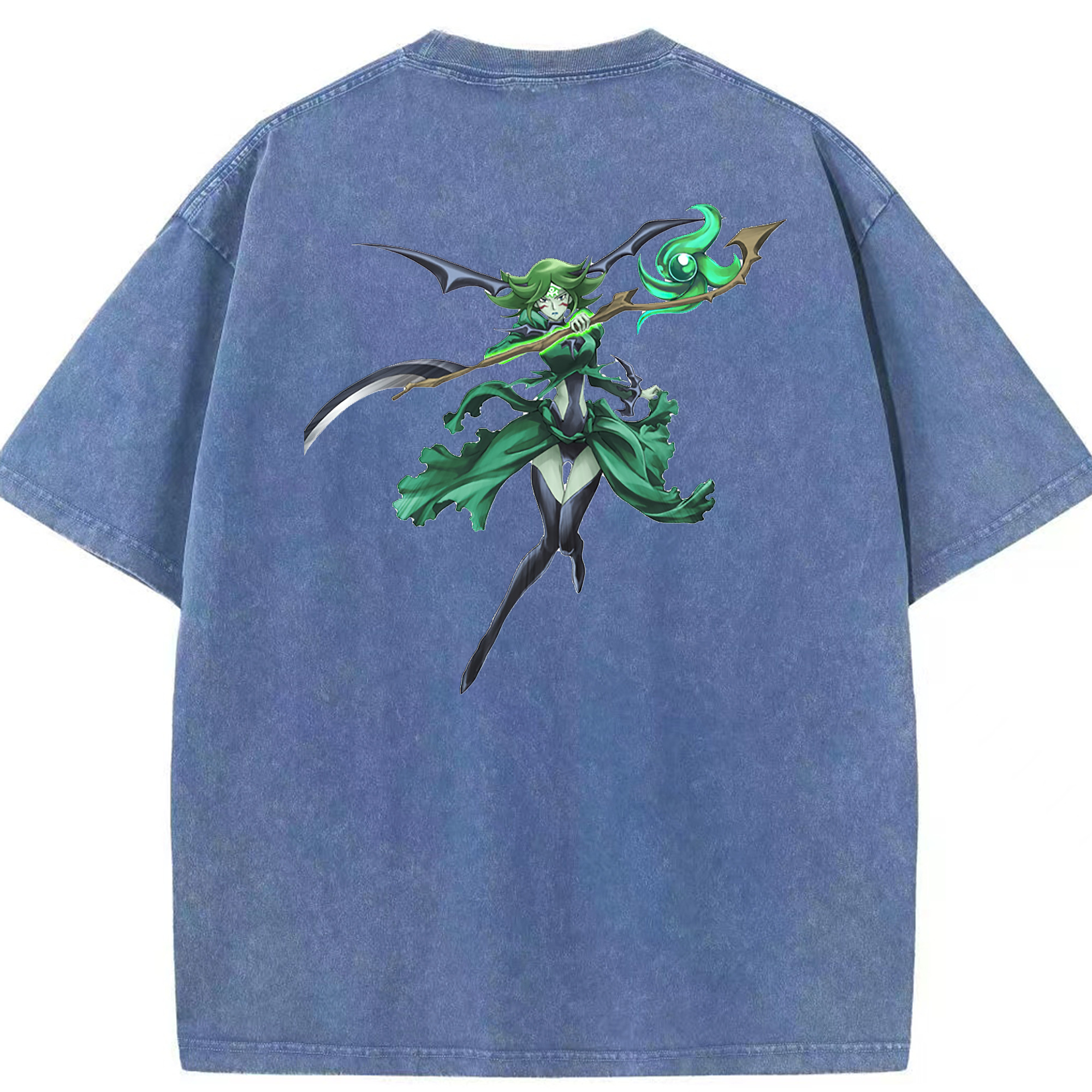 （画像用） 遊☆戯☆王 Yu-Gi-Oh! 綿100% ヴィンテージ風 半袖Tシャツ（背面プリント）