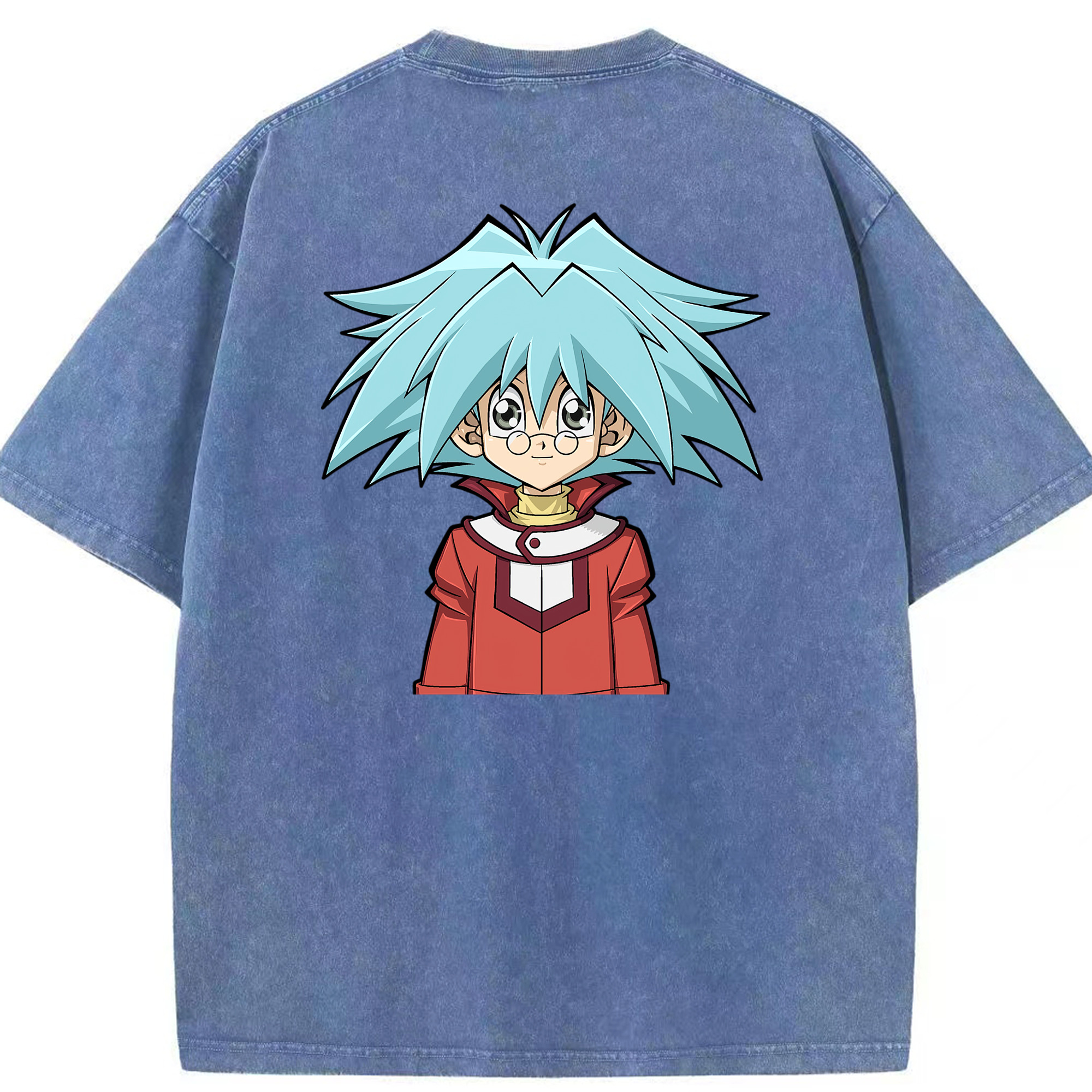 （画像用） 遊☆戯☆王 Yu-Gi-Oh! 綿100% ヴィンテージ風 半袖Tシャツ（背面プリント）