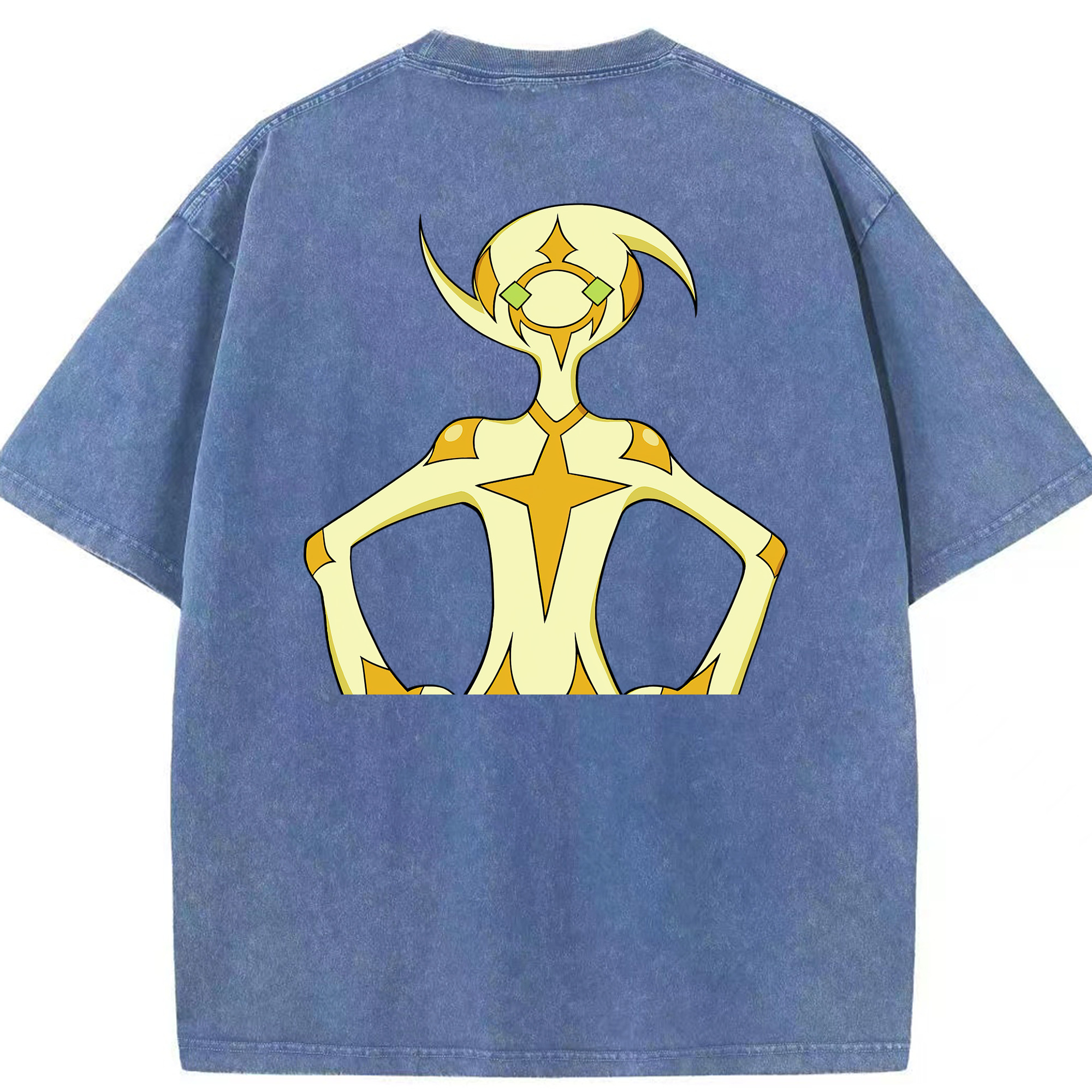 （画像用） 遊☆戯☆王 Yu-Gi-Oh! 綿100% ヴィンテージ風 半袖Tシャツ（背面プリント）