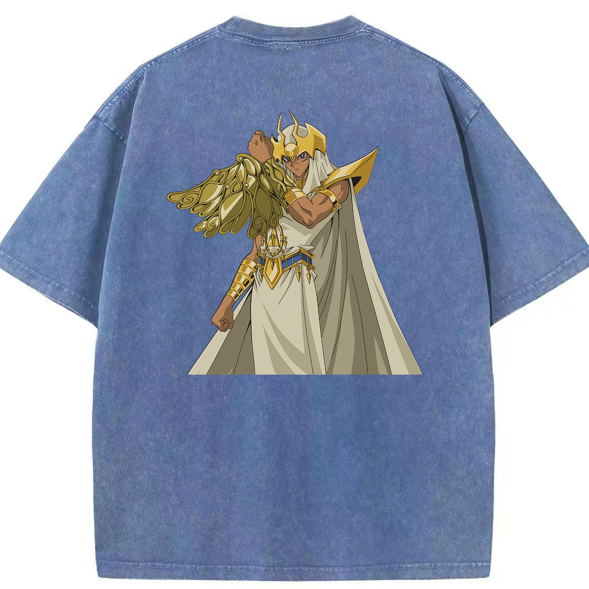 （画像用） 遊☆戯☆王 Yu-Gi-Oh! 綿100% ヴィンテージ風 半袖Tシャツ（背面プリント）