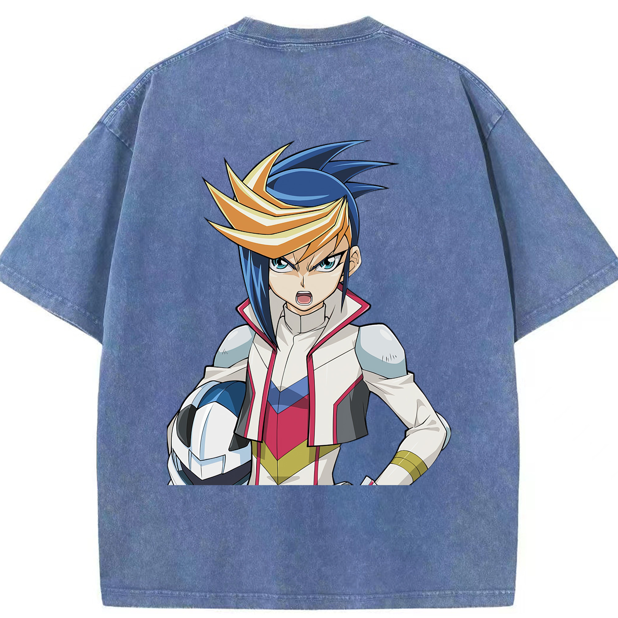 （画像用） 遊☆戯☆王 Yu-Gi-Oh! 綿100% ヴィンテージ風 半袖Tシャツ（背面プリント）