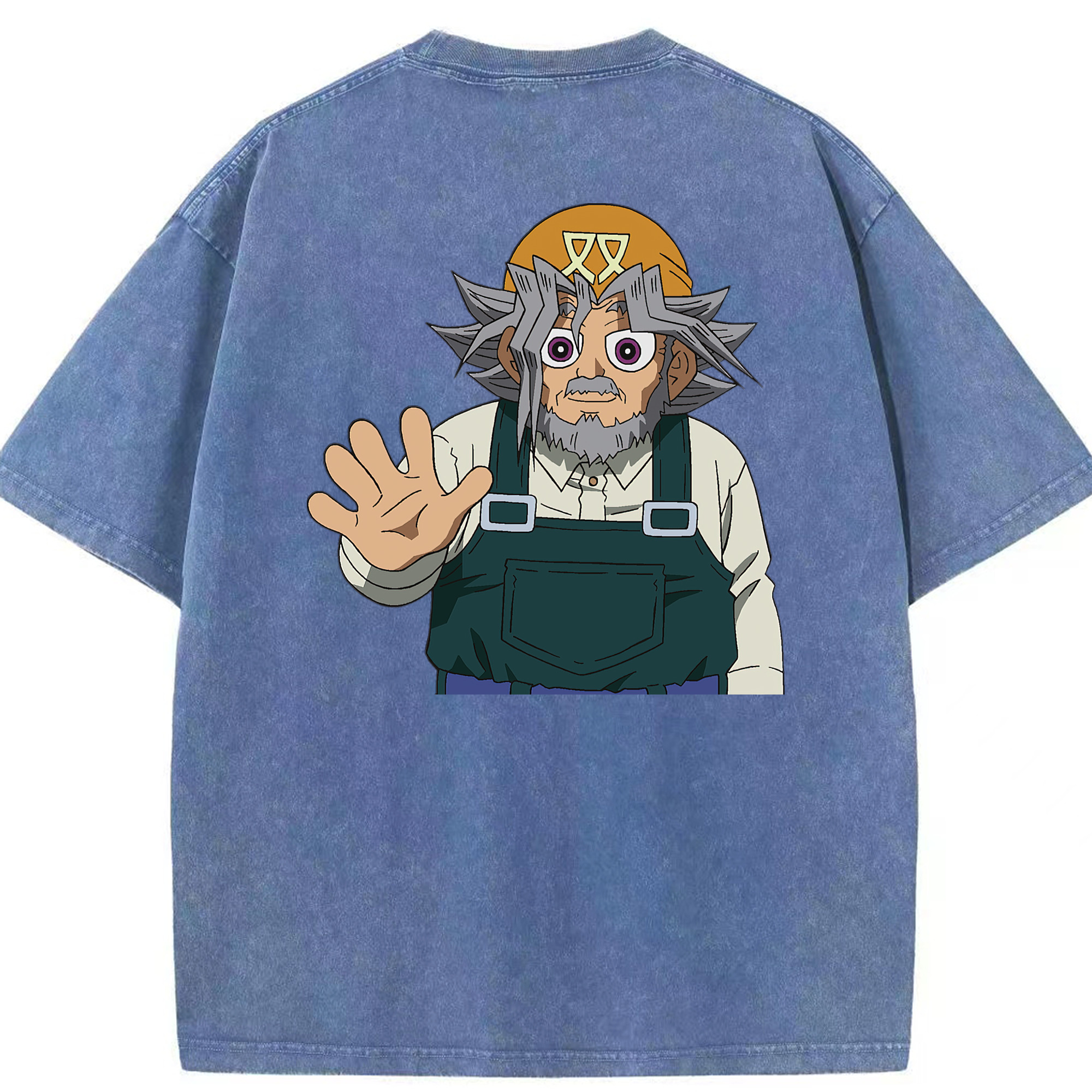 （画像用） 遊☆戯☆王 Yu-Gi-Oh! 綿100% ヴィンテージ風 半袖Tシャツ（背面プリント）
