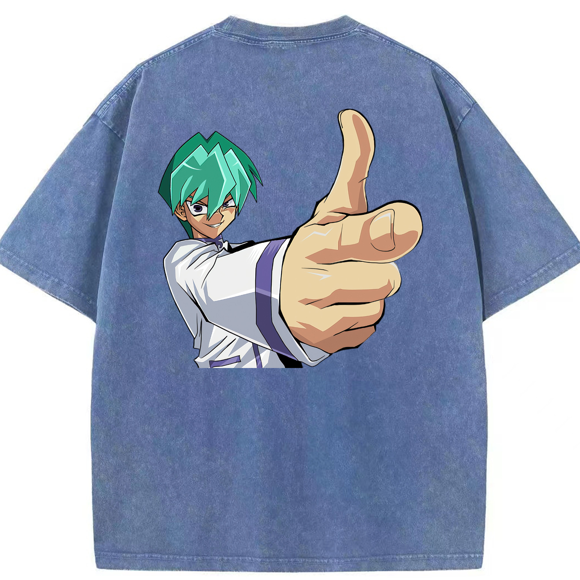 （画像用） 遊☆戯☆王 Yu-Gi-Oh! 綿100% ヴィンテージ風 半袖Tシャツ（背面プリント）