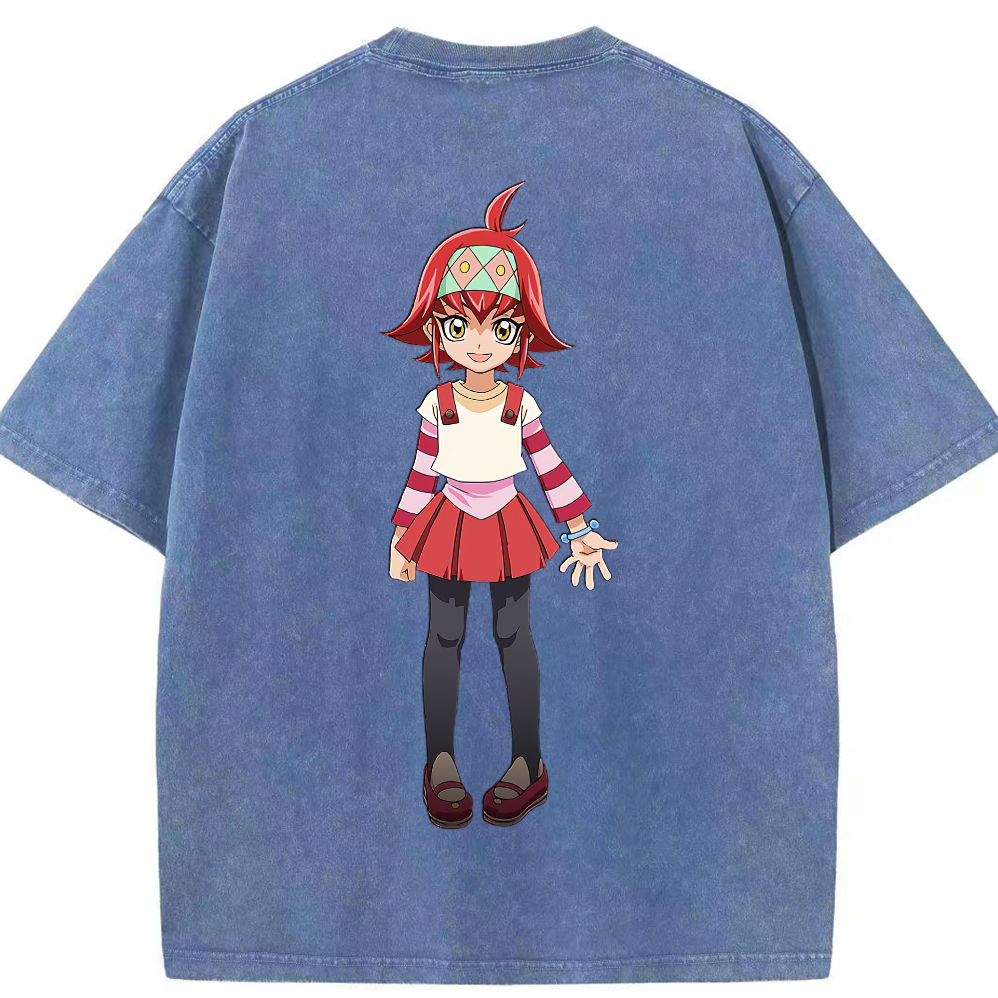 （画像用） 遊☆戯☆王 Yu-Gi-Oh! 綿100% ヴィンテージ風 半袖Tシャツ（背面プリント）