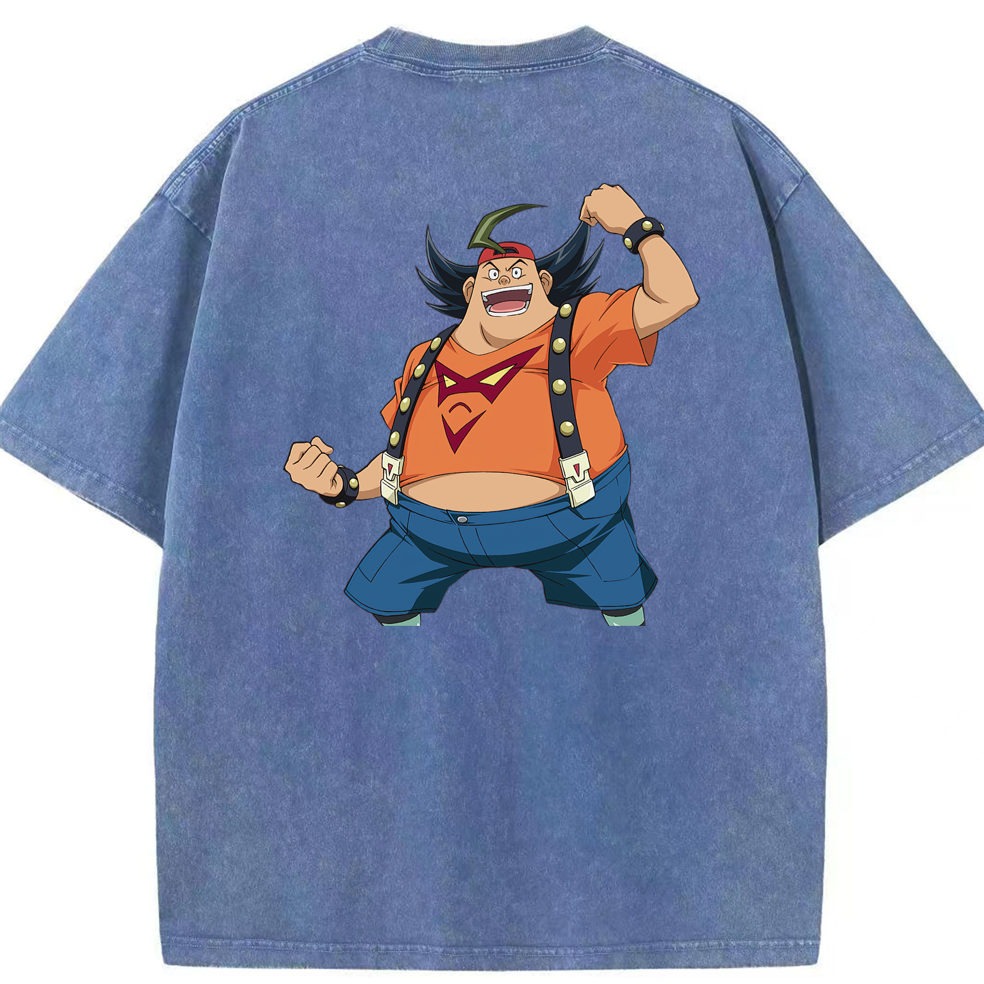 （画像用） 遊☆戯☆王 Yu-Gi-Oh! 綿100% ヴィンテージ風 半袖Tシャツ（背面プリント）