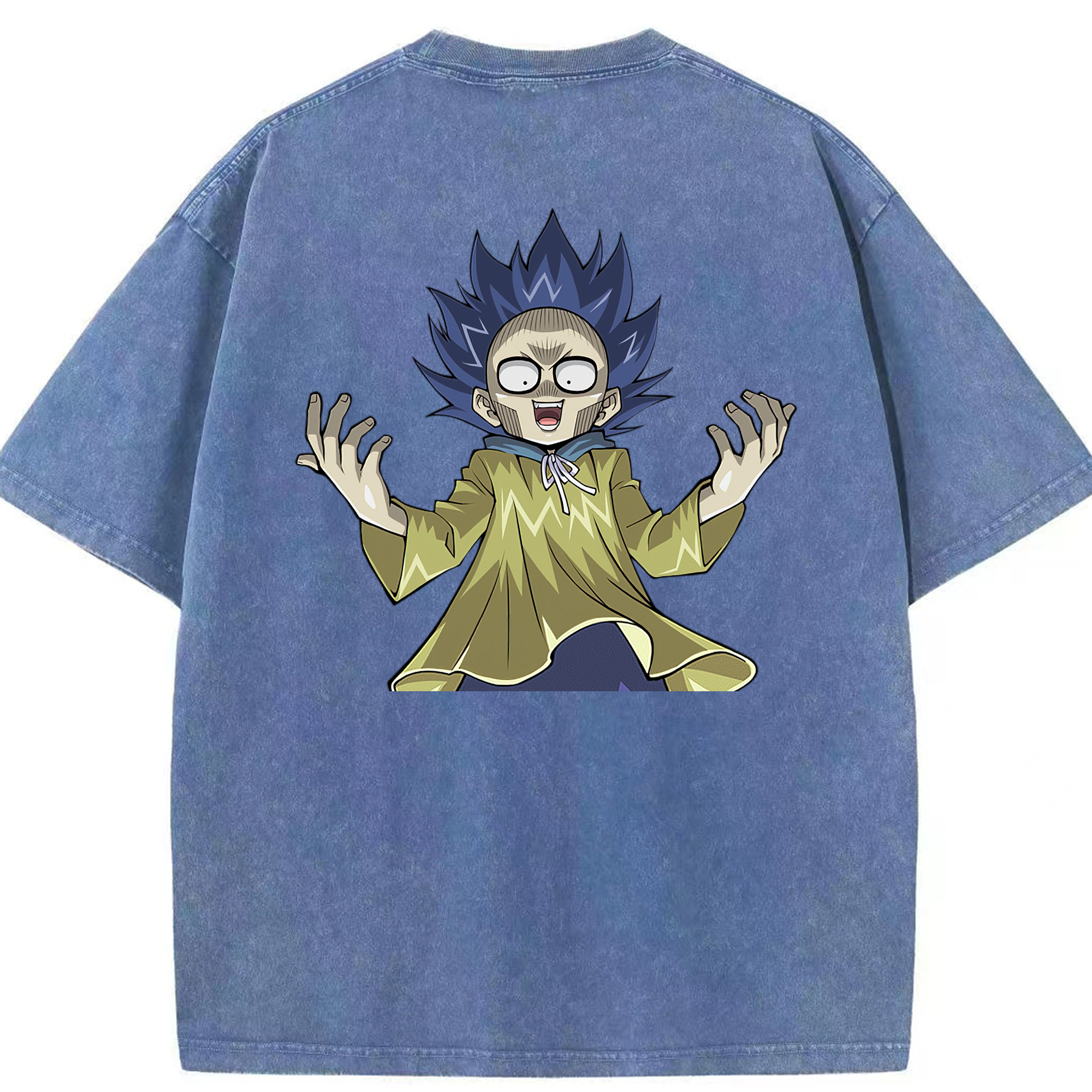 （画像用） 遊☆戯☆王 Yu-Gi-Oh! 綿100% ヴィンテージ風 半袖Tシャツ（背面プリント）