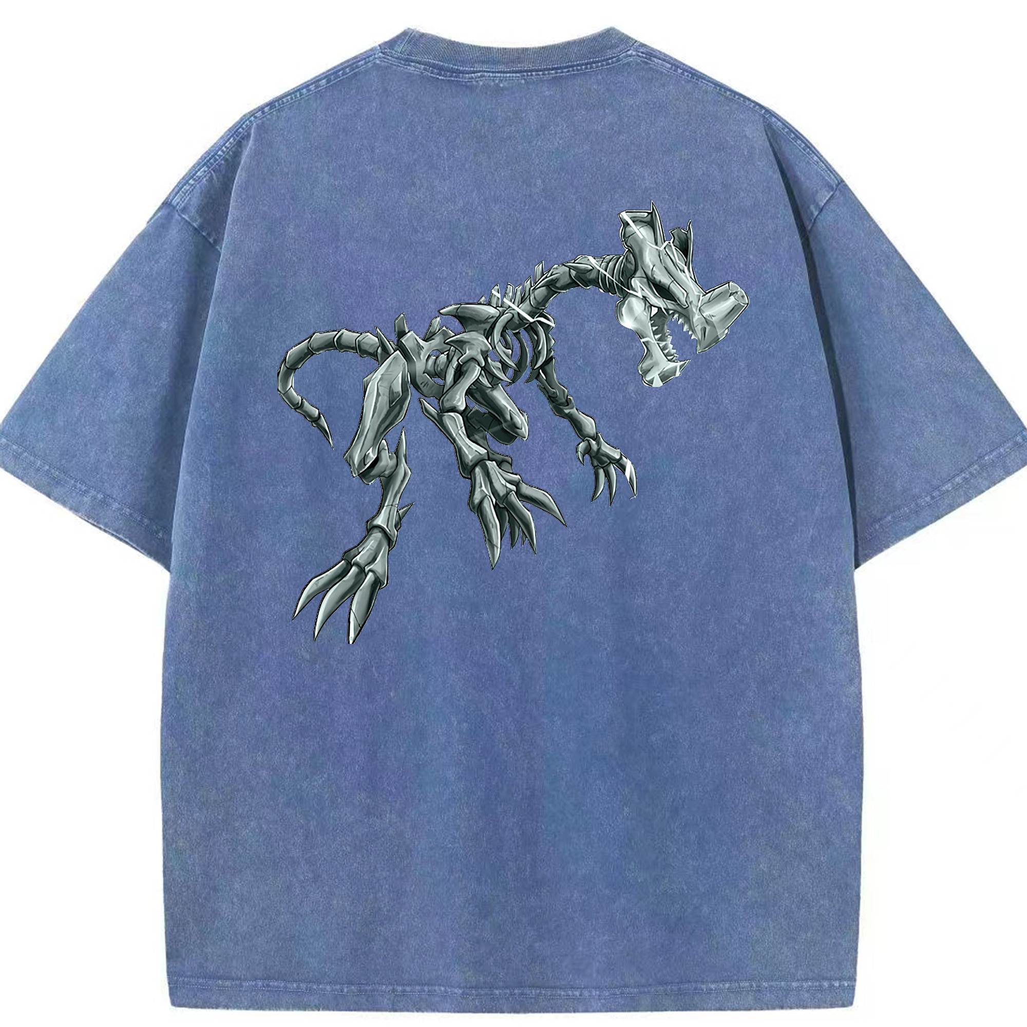 （画像用） 遊☆戯☆王 Yu-Gi-Oh! 綿100% ヴィンテージ風 半袖Tシャツ（背面プリント）