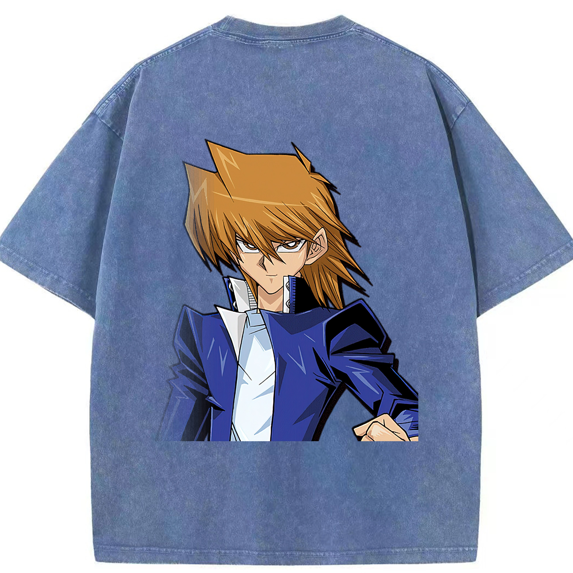 （画像用） 遊☆戯☆王 Yu-Gi-Oh! 綿100% ヴィンテージ風 半袖Tシャツ（背面プリント）
