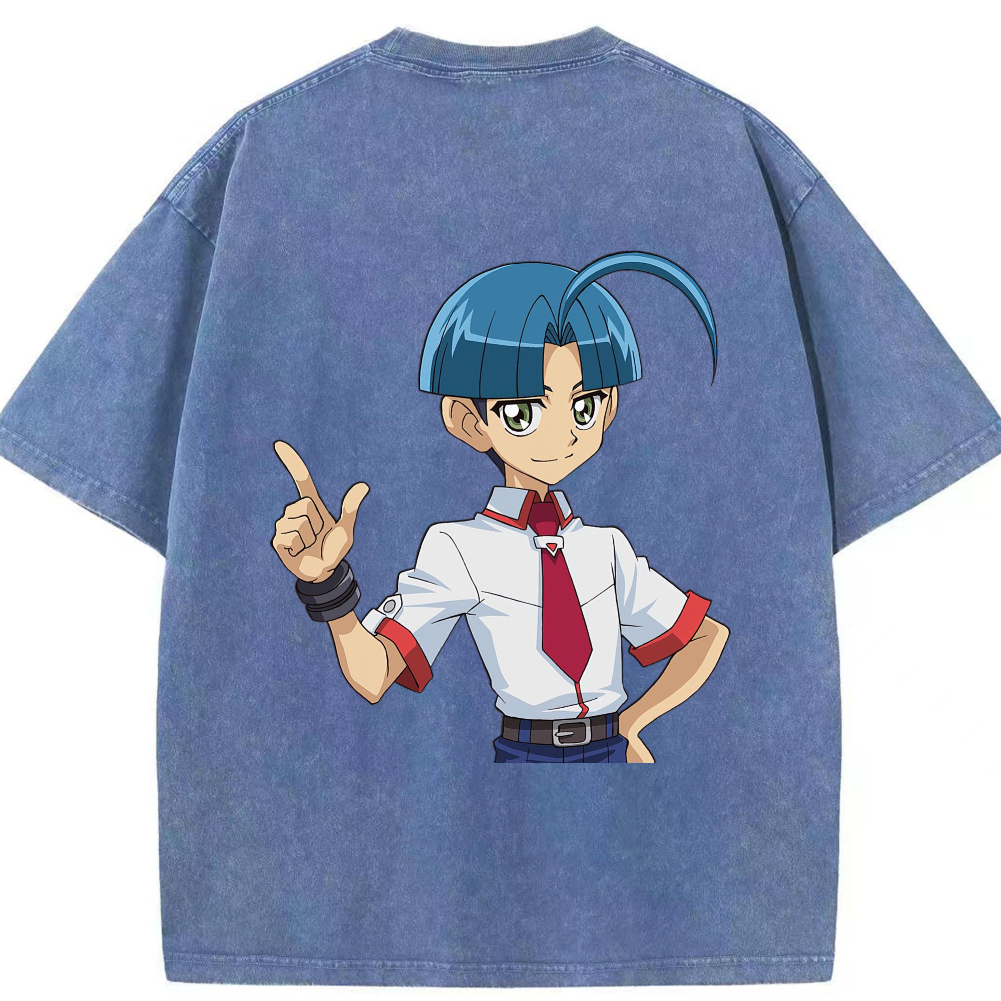 （画像用） 遊☆戯☆王 Yu-Gi-Oh! 綿100% ヴィンテージ風 半袖Tシャツ（背面プリント）