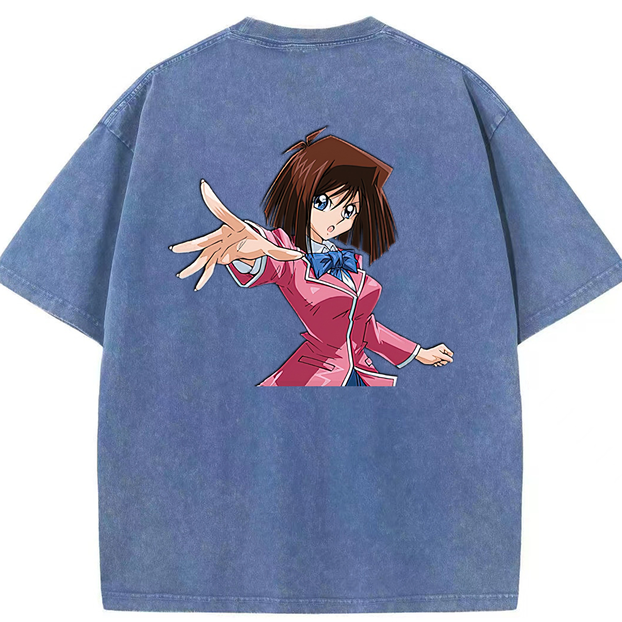 （画像用） 遊☆戯☆王 Yu-Gi-Oh! 綿100% ヴィンテージ風 半袖Tシャツ（背面プリント）