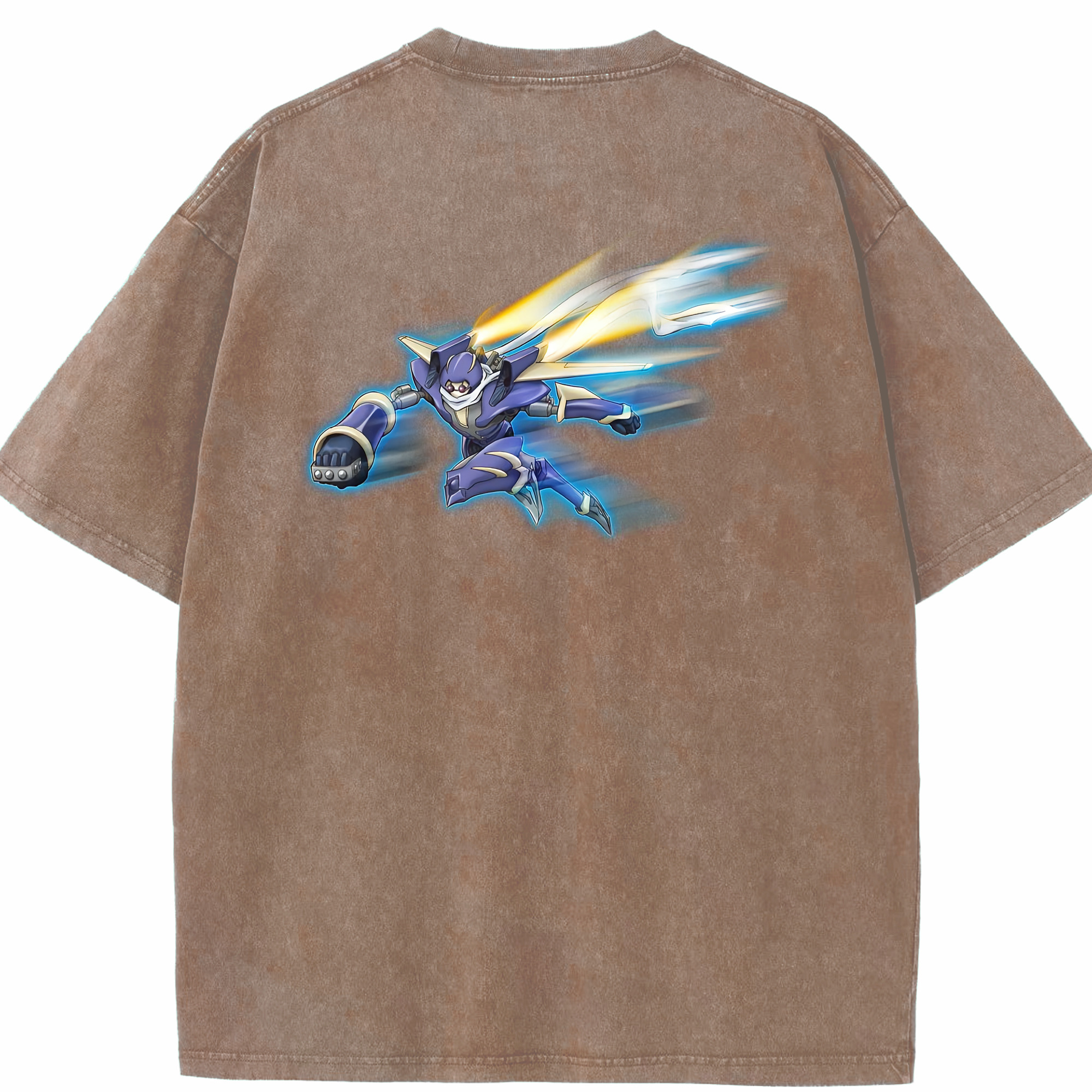 （画像用） 遊☆戯☆王 Yu-Gi-Oh! 綿100% ヴィンテージ風 半袖Tシャツ（背面プリント）