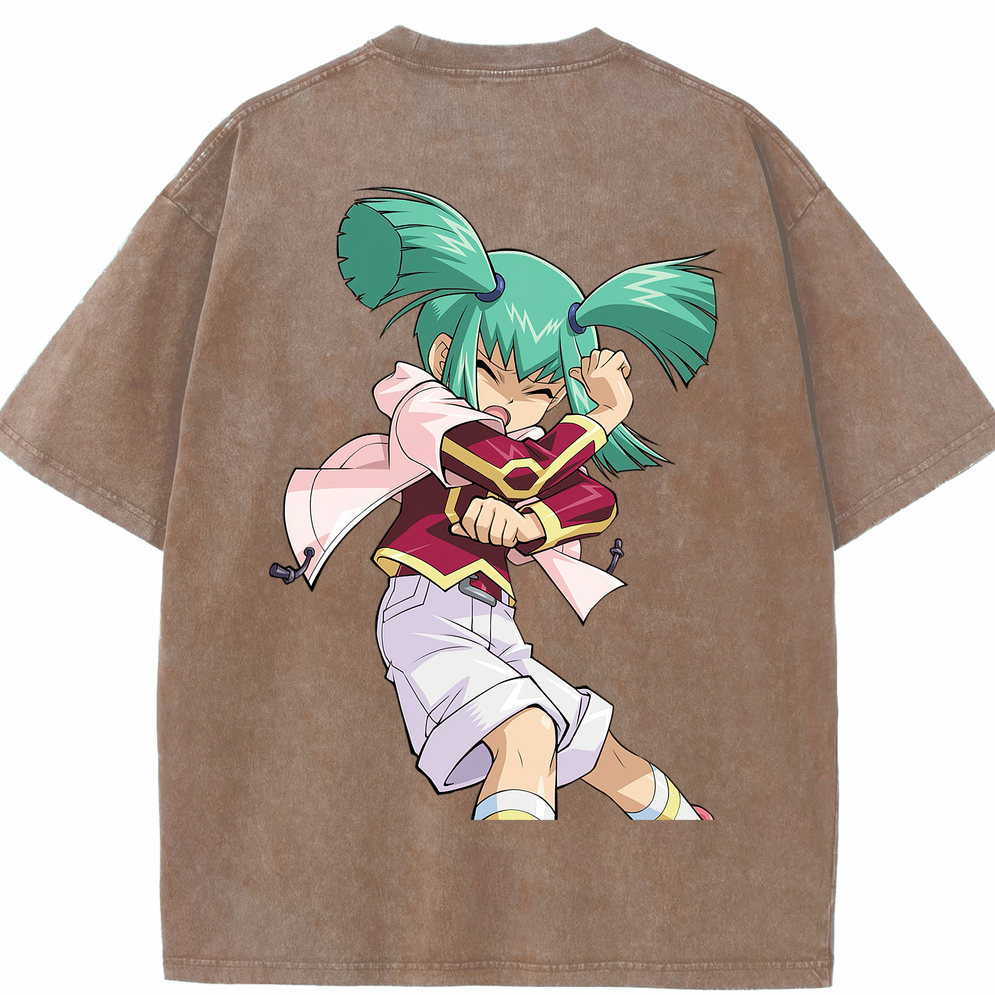 （画像用） 遊☆戯☆王 Yu-Gi-Oh! 綿100% ヴィンテージ風 半袖Tシャツ（背面プリント）