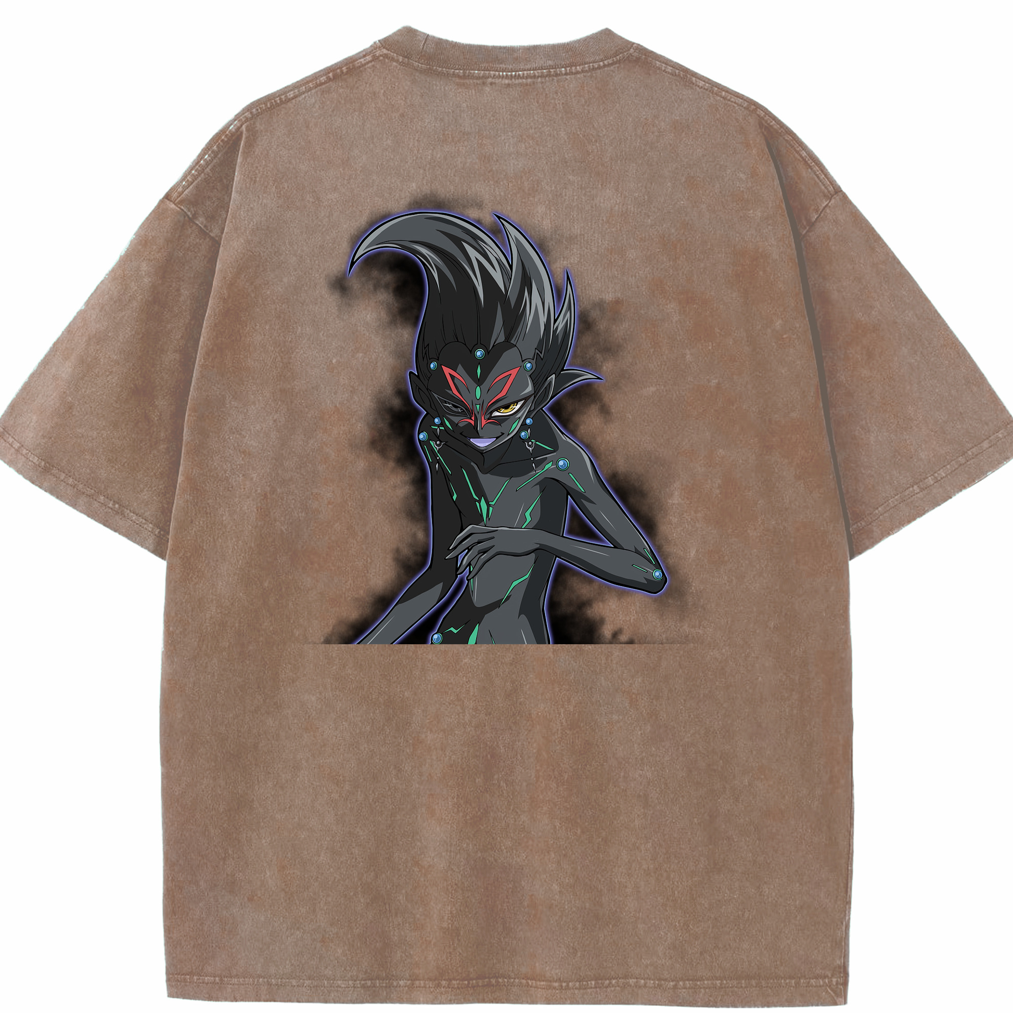 （画像用） 遊☆戯☆王 Yu-Gi-Oh! 綿100% ヴィンテージ風 半袖Tシャツ（背面プリント）