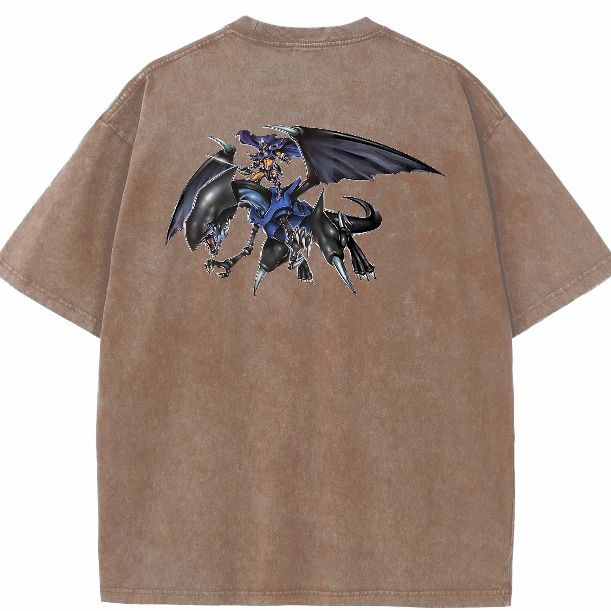 （画像用） 遊☆戯☆王 Yu-Gi-Oh! 綿100% ヴィンテージ風 半袖Tシャツ（背面プリント）