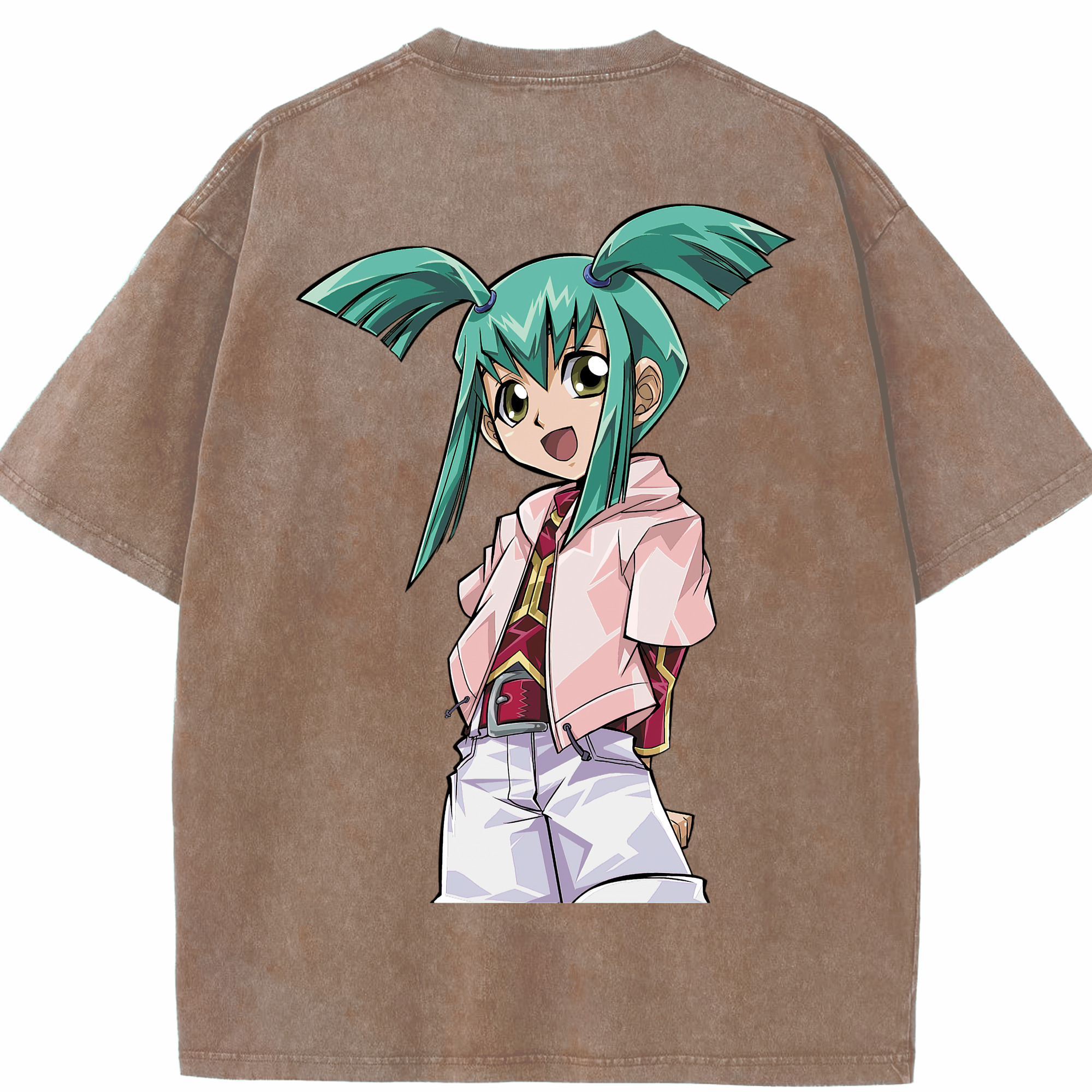 （画像用） 遊☆戯☆王 Yu-Gi-Oh! 綿100% ヴィンテージ風 半袖Tシャツ（背面プリント）
