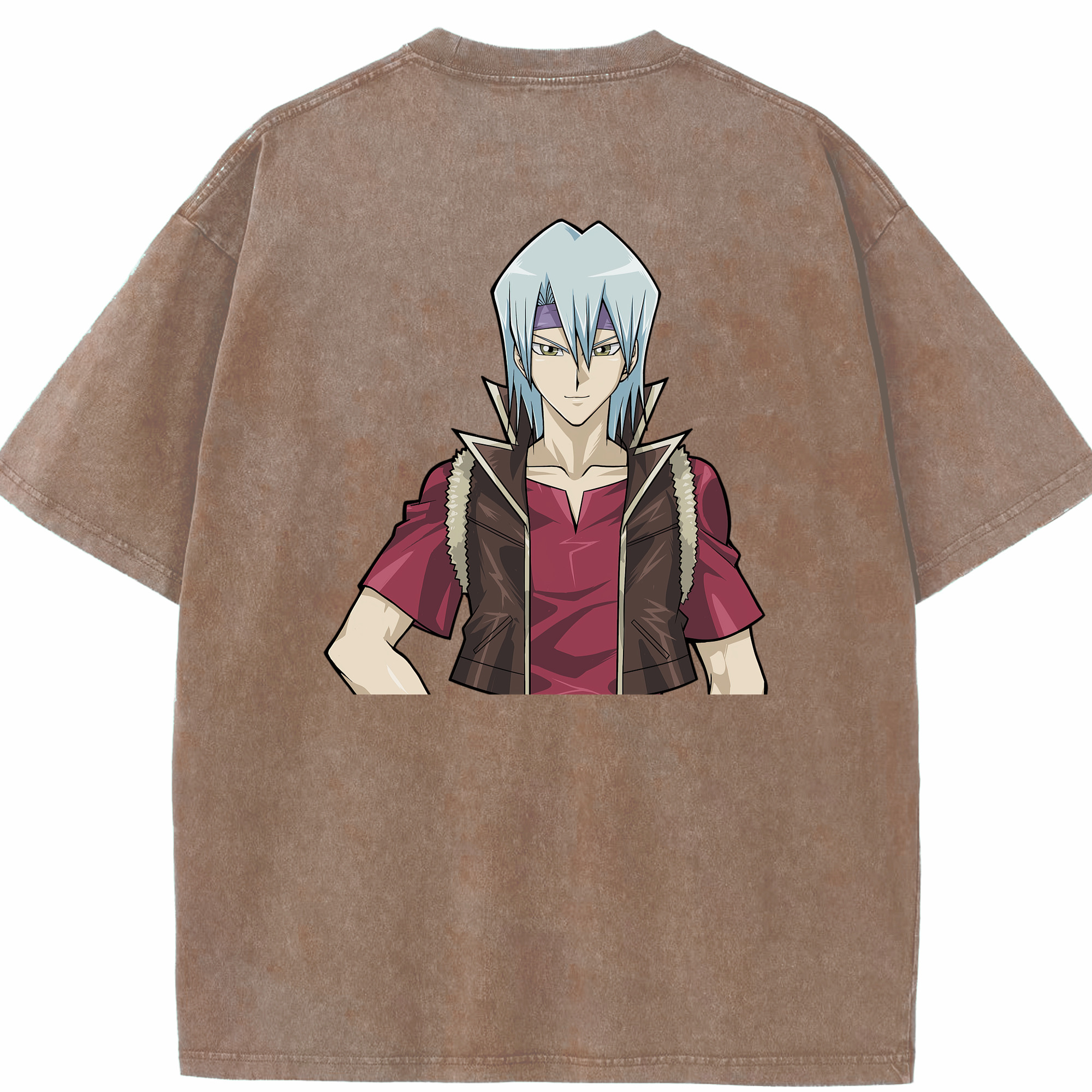 （画像用） 遊☆戯☆王 Yu-Gi-Oh! 綿100% ヴィンテージ風 半袖Tシャツ（背面プリント）