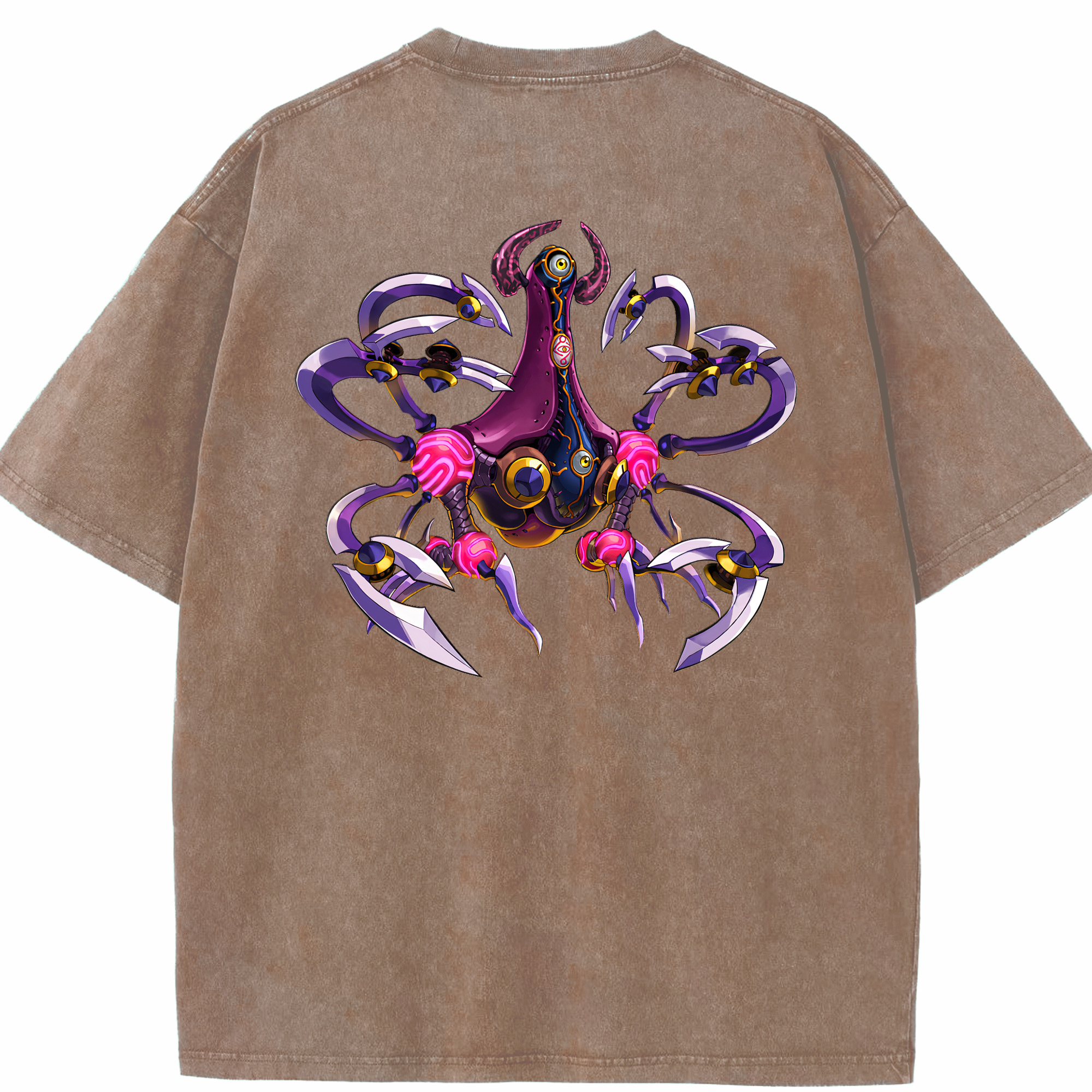 （画像用） 遊☆戯☆王 Yu-Gi-Oh! 綿100% ヴィンテージ風 半袖Tシャツ（背面プリント）