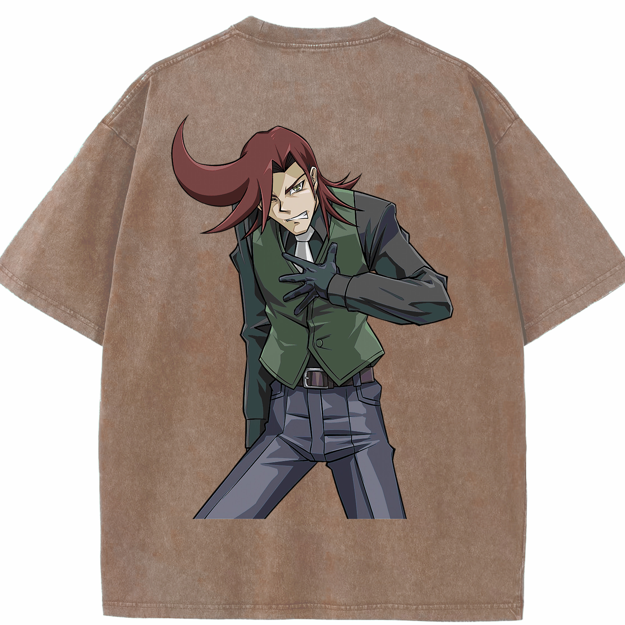 （画像用） 遊☆戯☆王 Yu-Gi-Oh! 綿100% ヴィンテージ風 半袖Tシャツ（背面プリント）