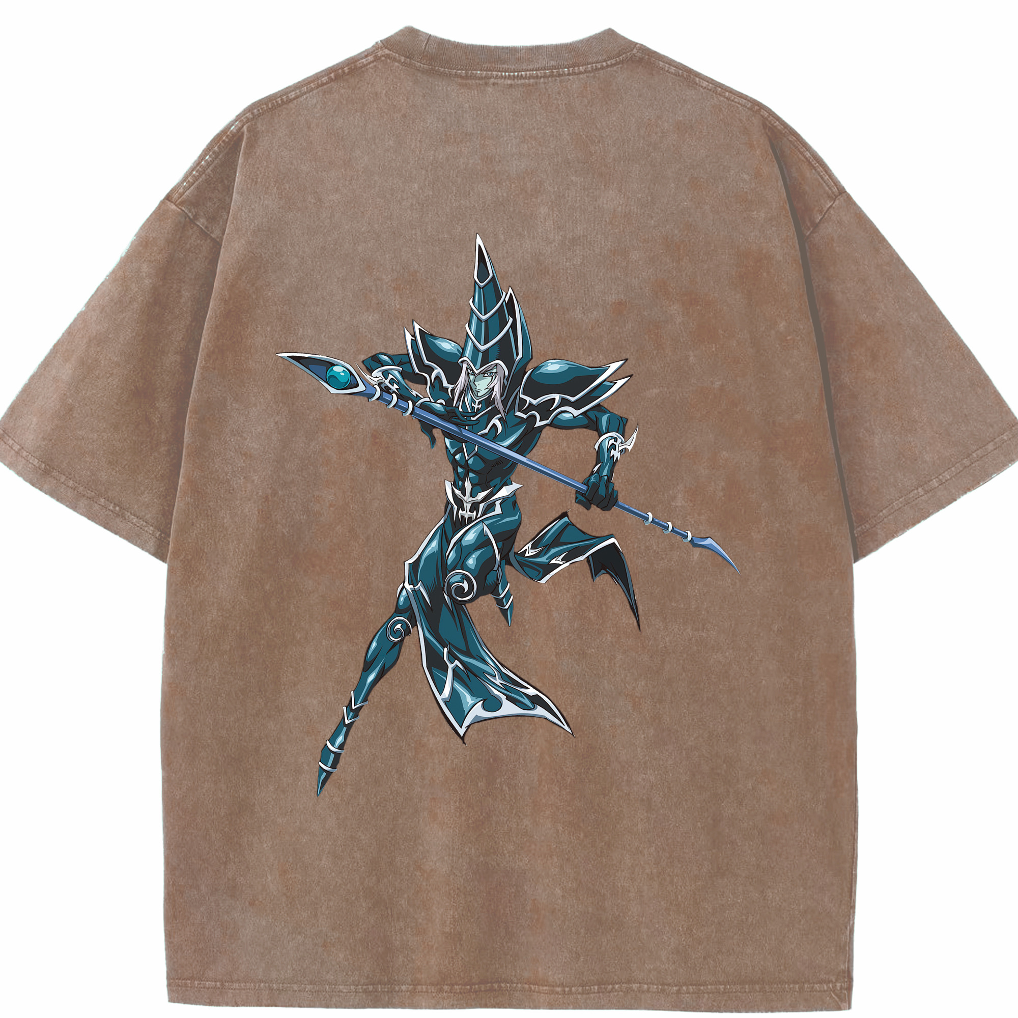 （画像用） 遊☆戯☆王 Yu-Gi-Oh! 綿100% ヴィンテージ風 半袖Tシャツ（背面プリント）