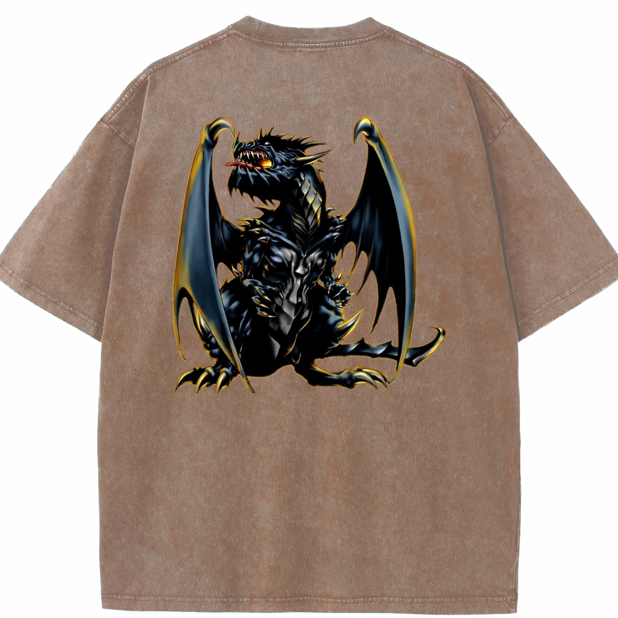 （画像用） 遊☆戯☆王 Yu-Gi-Oh! 綿100% ヴィンテージ風 半袖Tシャツ（背面プリント）