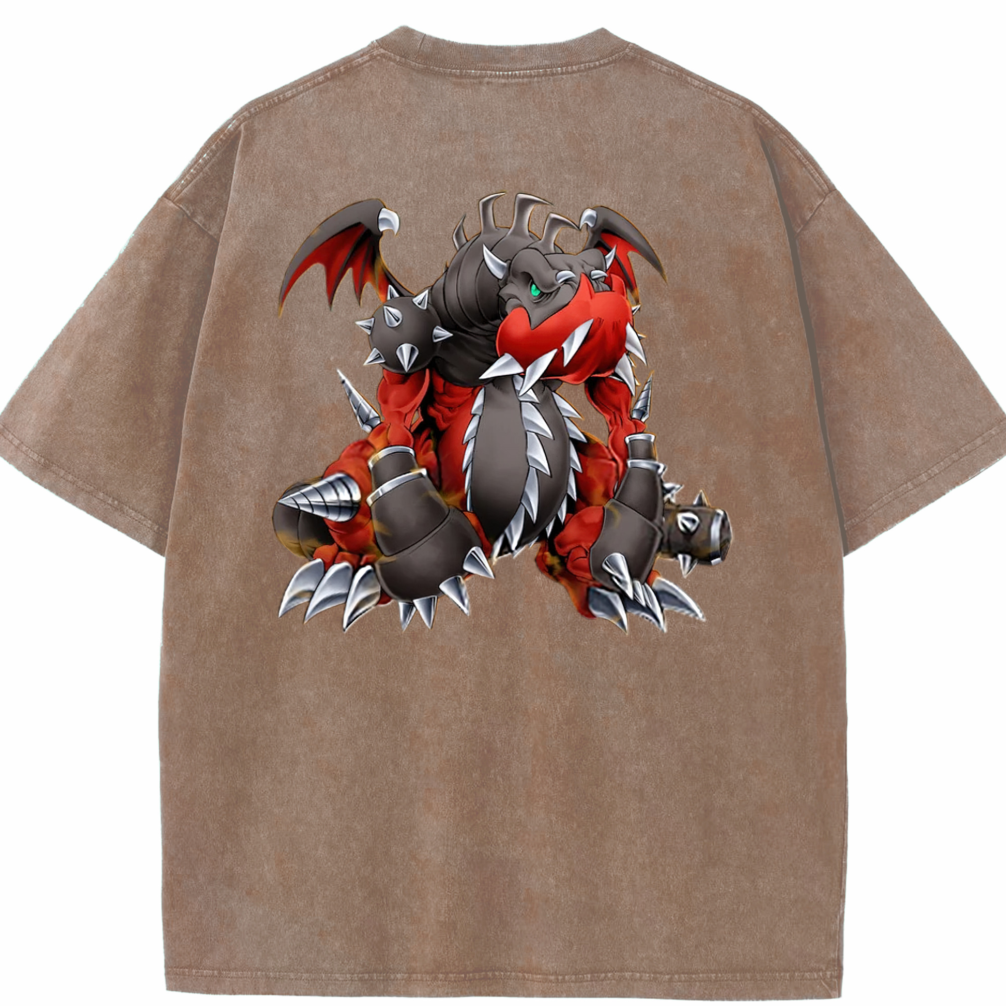 （画像用） 遊☆戯☆王 Yu-Gi-Oh! 綿100% ヴィンテージ風 半袖Tシャツ（背面プリント）