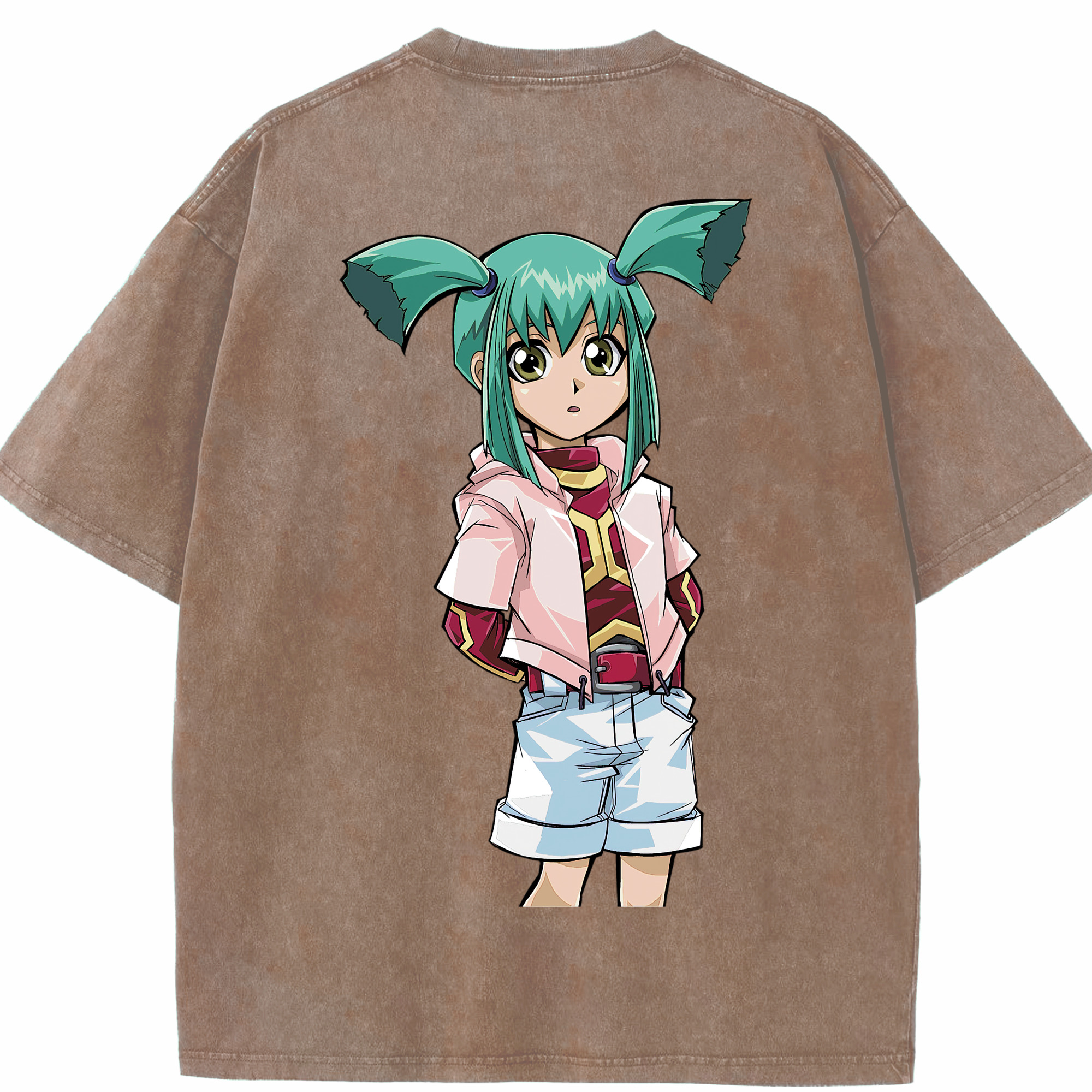 （画像用） 遊☆戯☆王 Yu-Gi-Oh! 綿100% ヴィンテージ風 半袖Tシャツ（背面プリント）