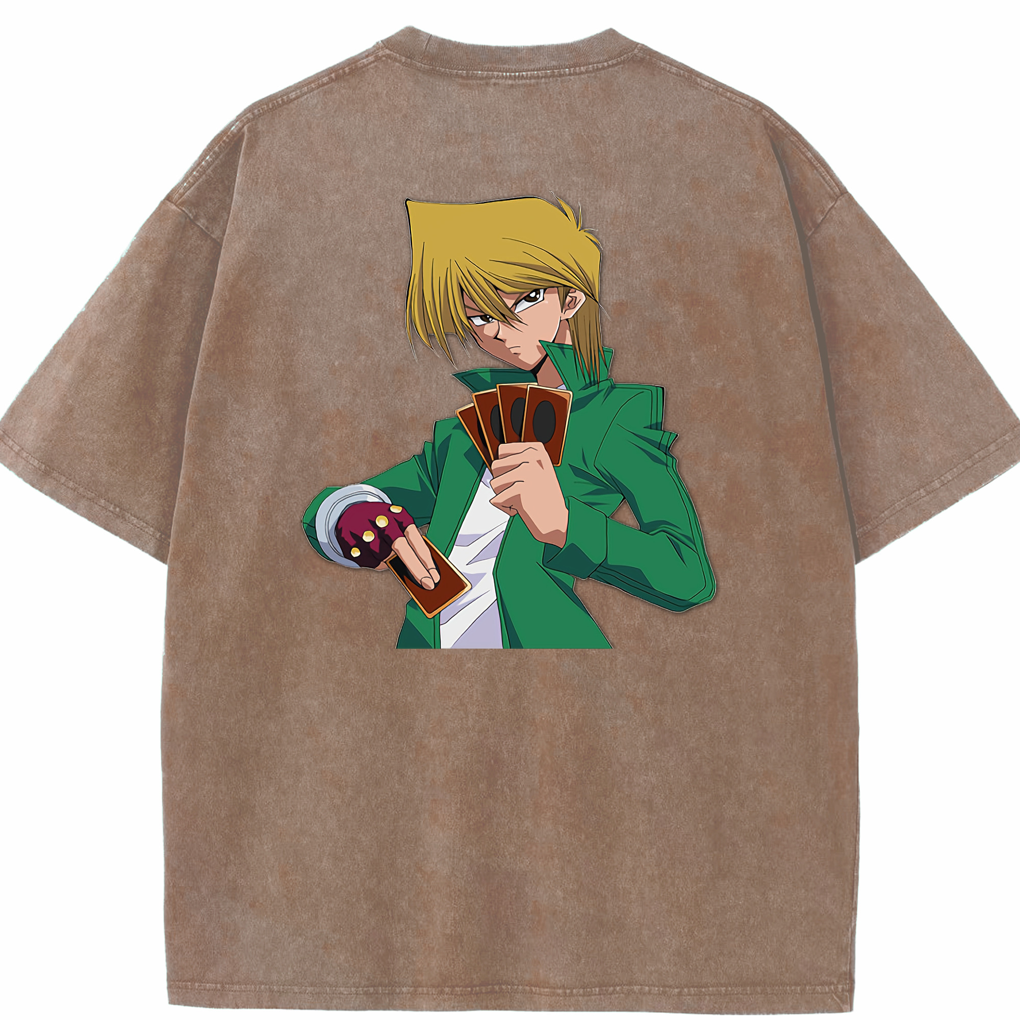 （画像用） 遊☆戯☆王 Yu-Gi-Oh! 綿100% ヴィンテージ風 半袖Tシャツ（背面プリント）