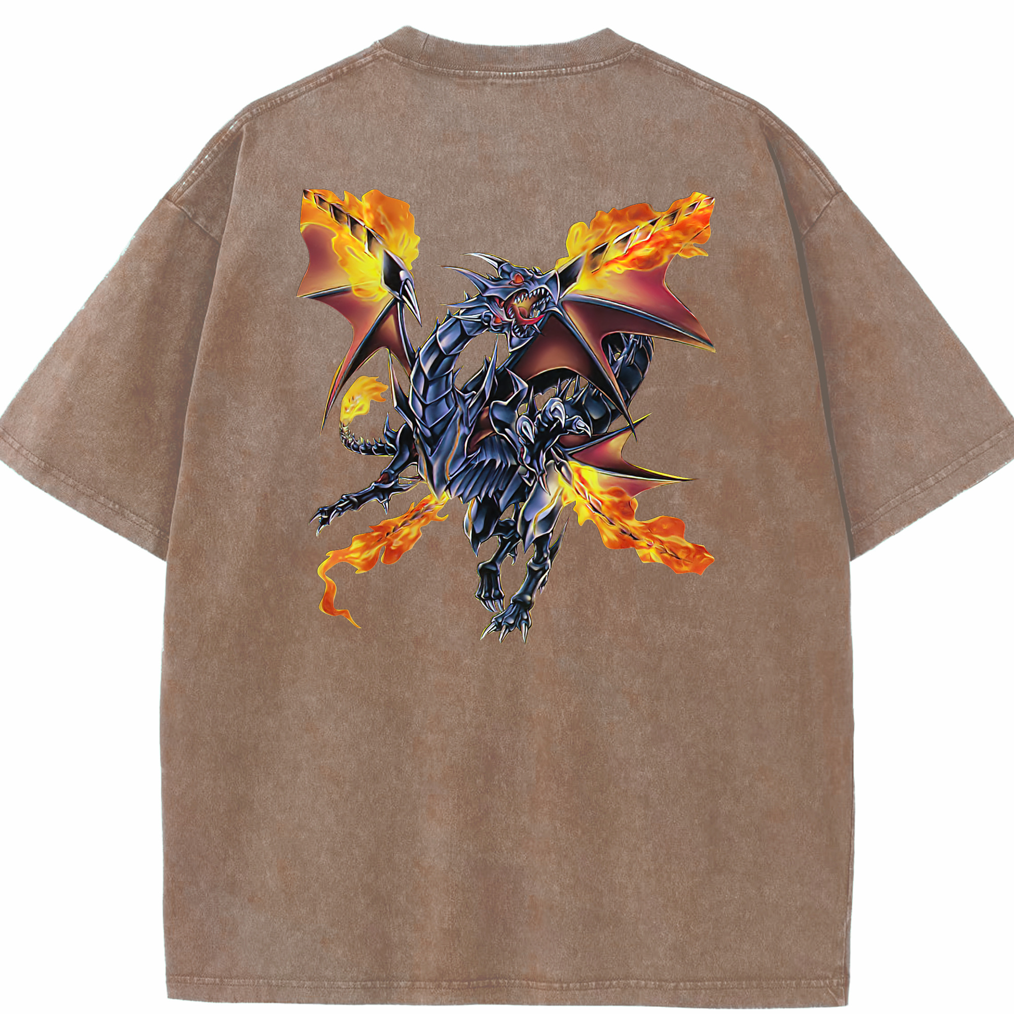（画像用） 遊☆戯☆王 Yu-Gi-Oh! 綿100% ヴィンテージ風 半袖Tシャツ（背面プリント）