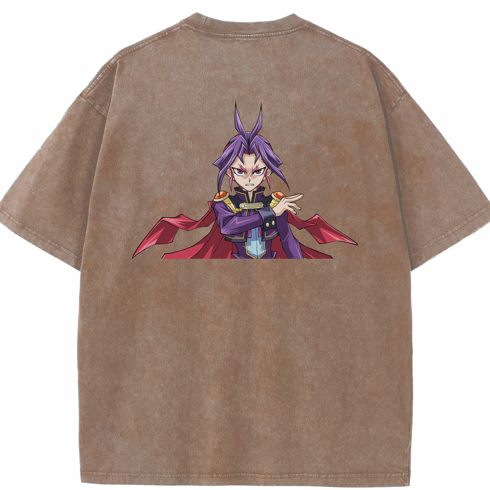 （画像用） 遊☆戯☆王 Yu-Gi-Oh! 綿100% ヴィンテージ風 半袖Tシャツ（背面プリント）