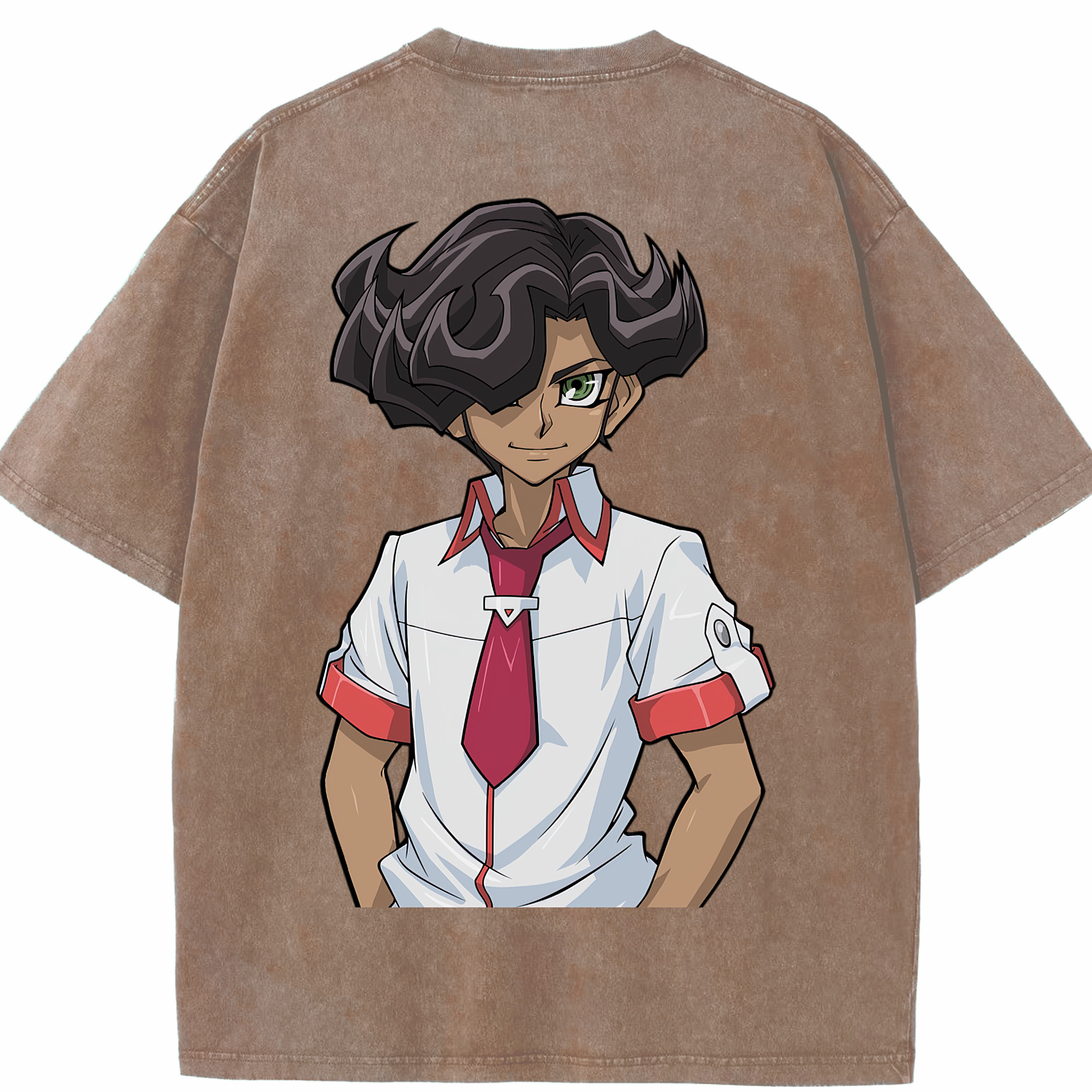 （画像用） 遊☆戯☆王 Yu-Gi-Oh! 綿100% ヴィンテージ風 半袖Tシャツ（背面プリント）